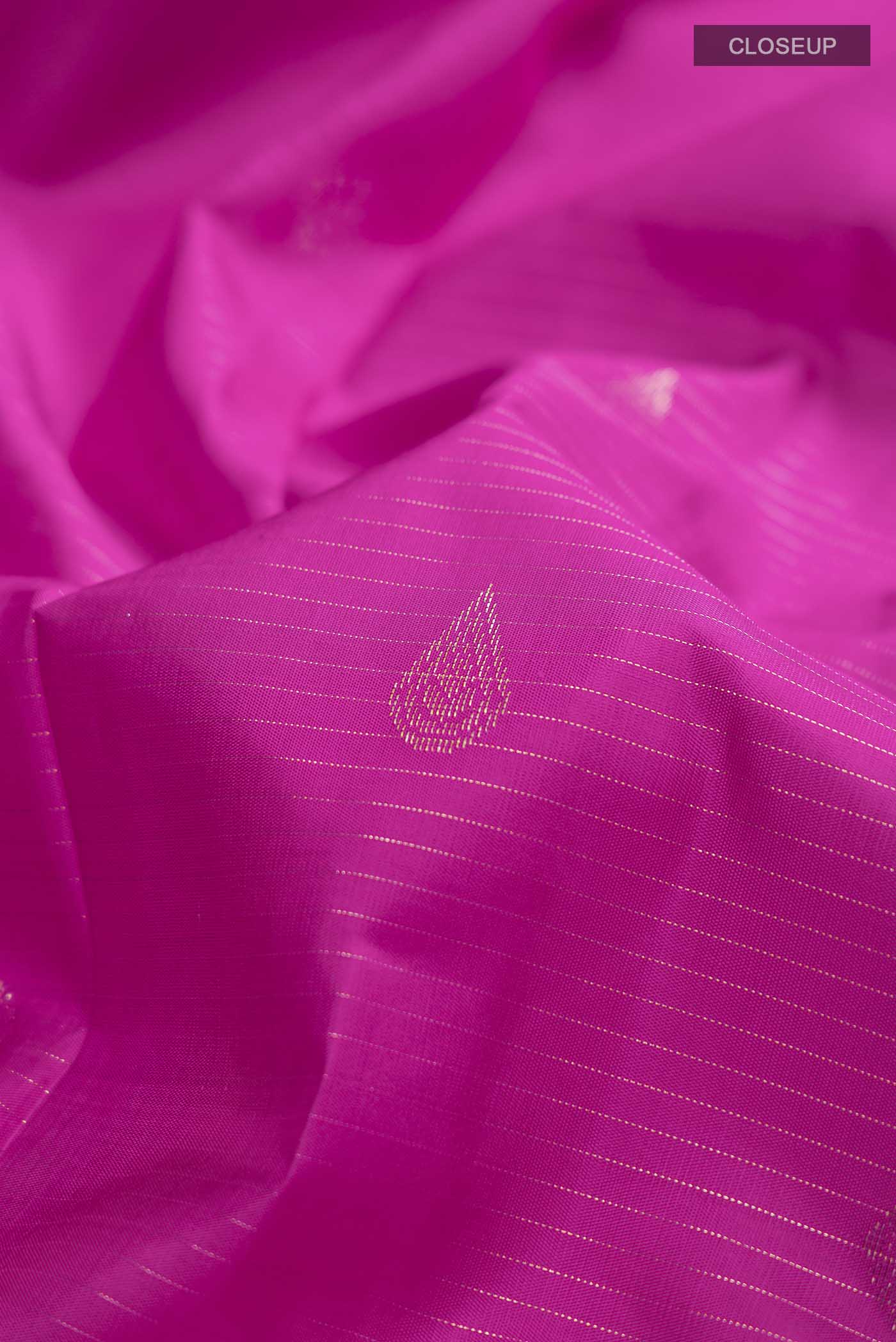 Pink Kanjivaram Silk Saree - Image 2