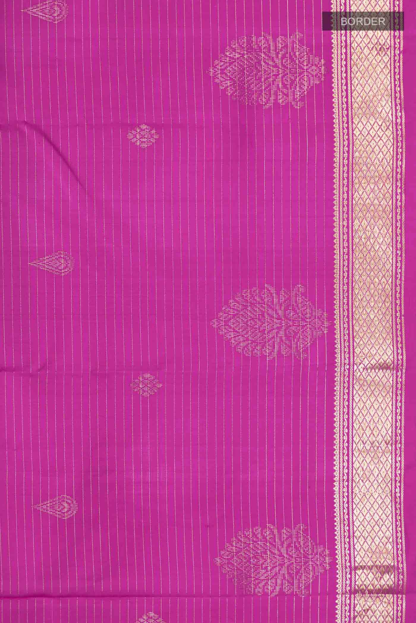 Pink Kanjivaram Silk Saree - Image 3