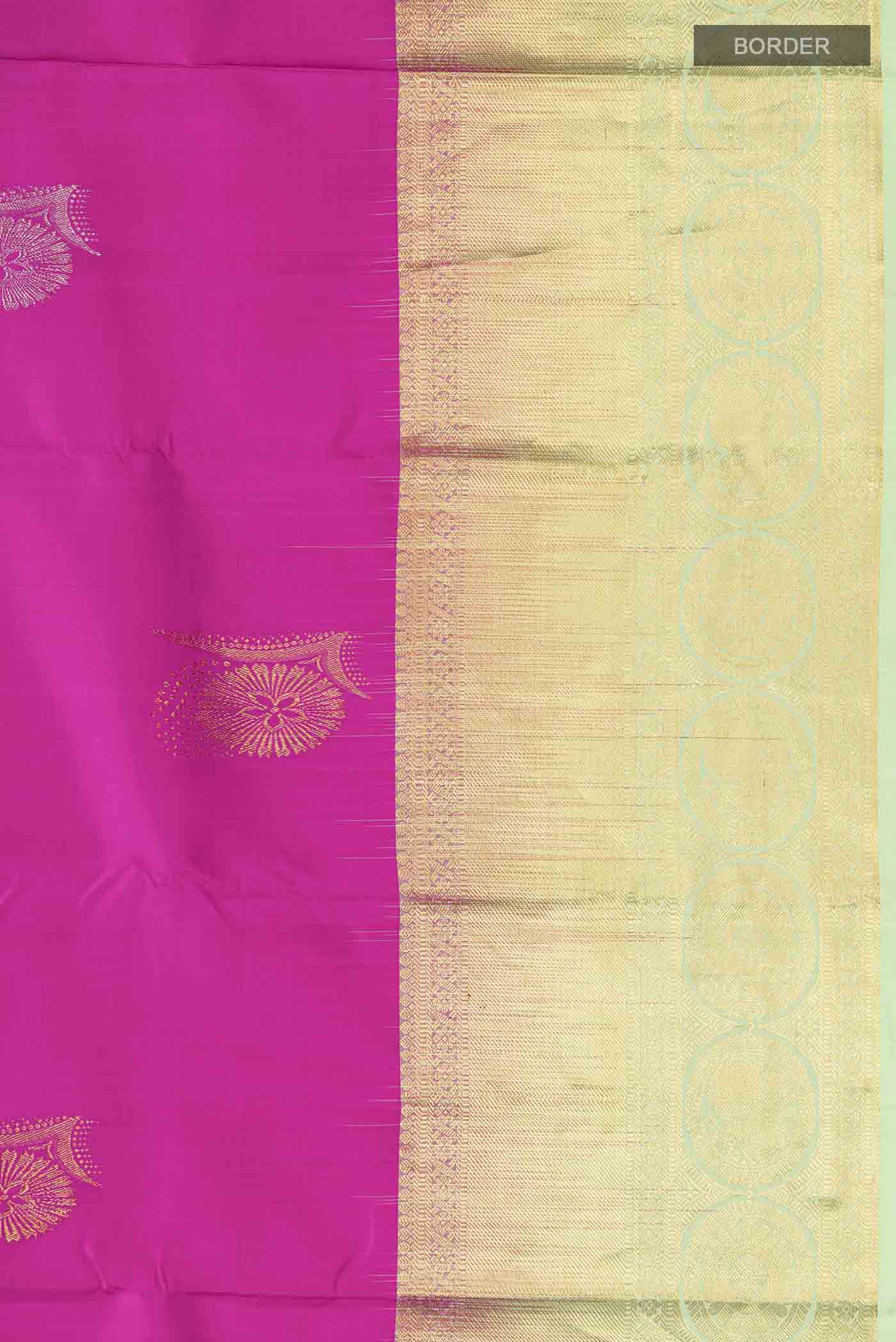 Pink Kanchipuram Silk Saree - Image 3