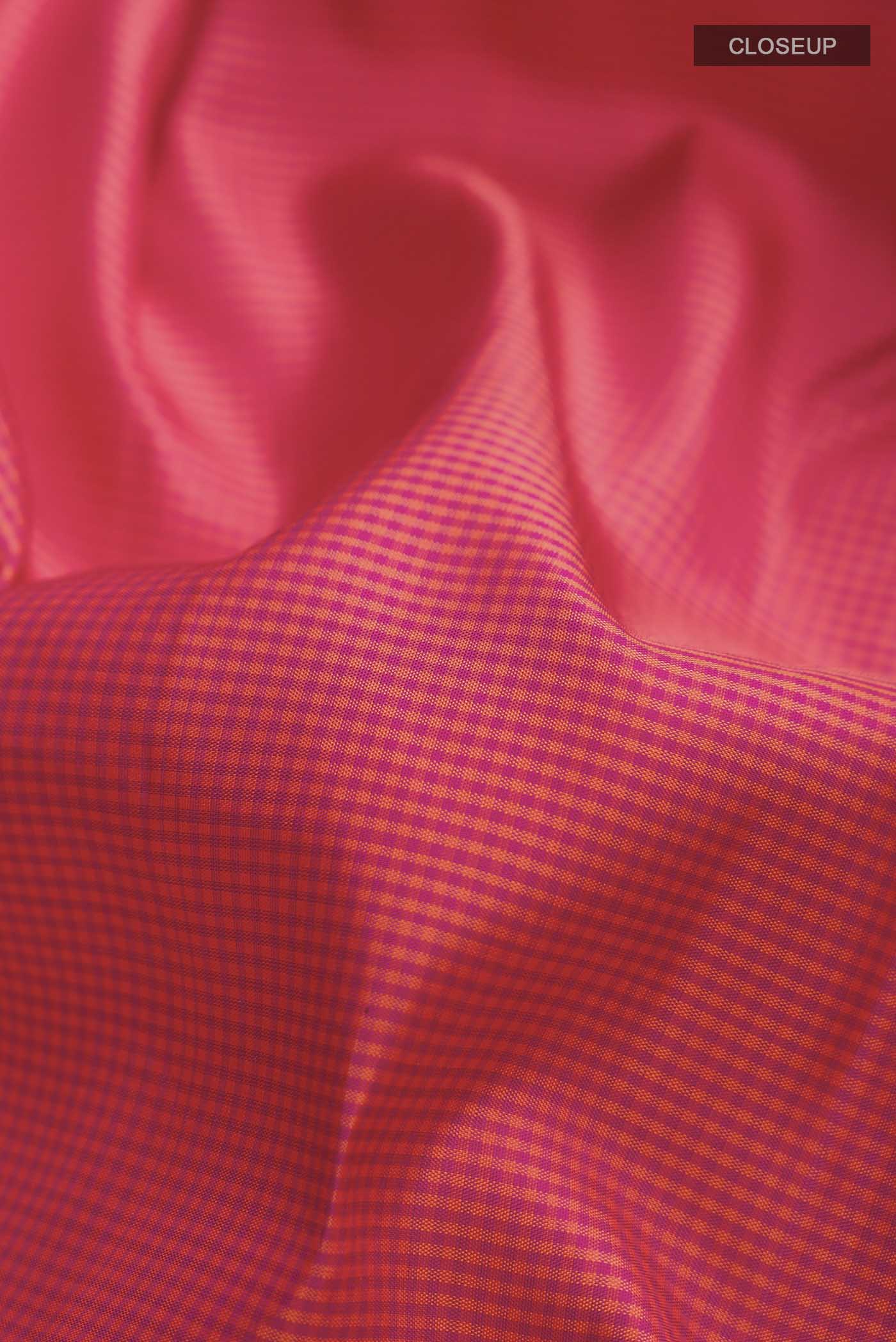 Pink Kanjivaram Silk Saree - Image 2