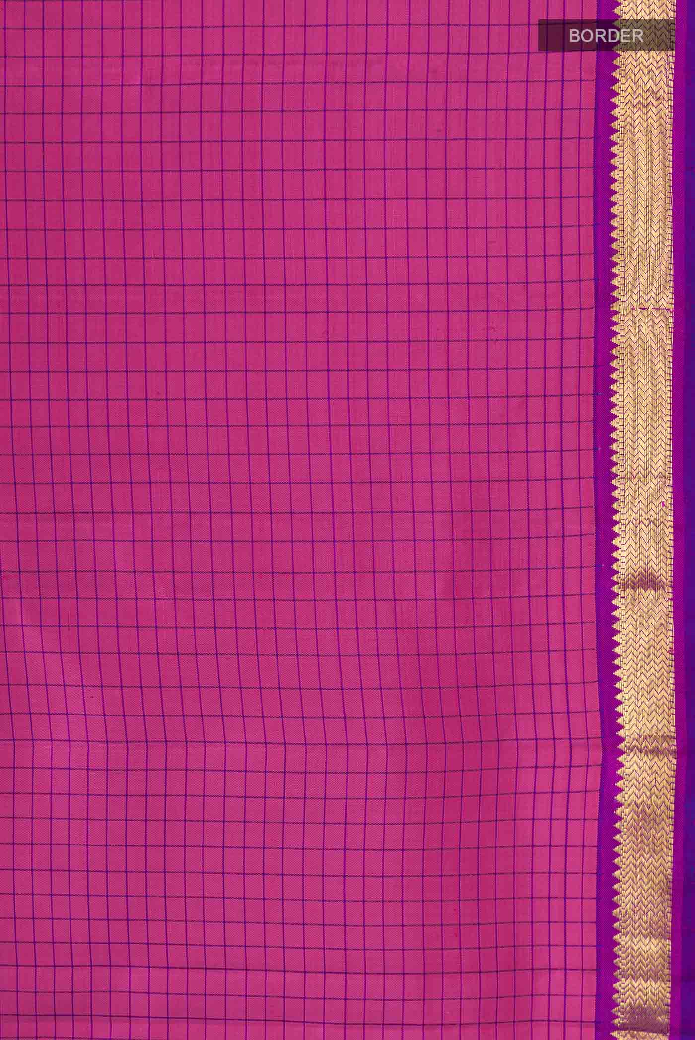 Pink Kanjivaram Silk Saree - Image 3