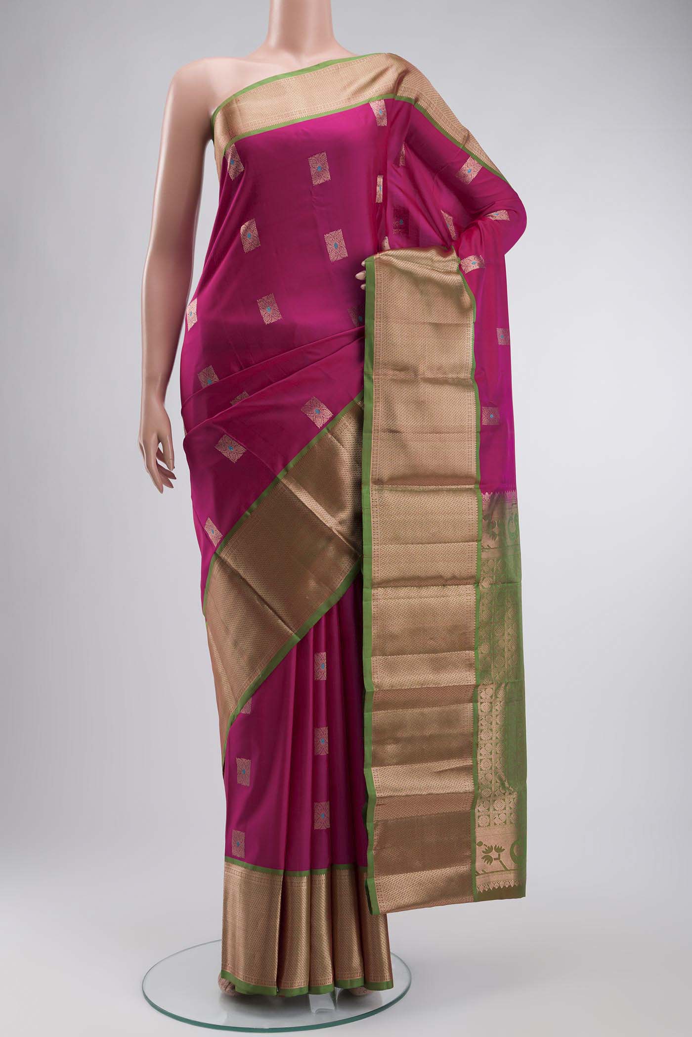 Pink Kanjivaram Silk Saree
