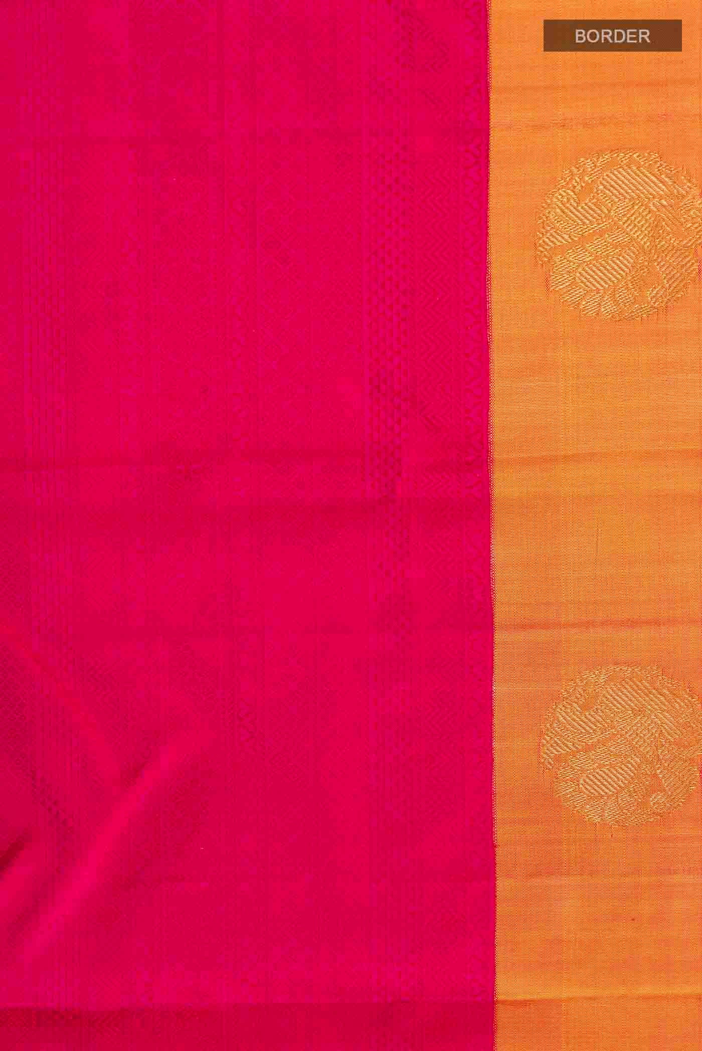 Pink Kanjivaram Silk Saree - Image 3