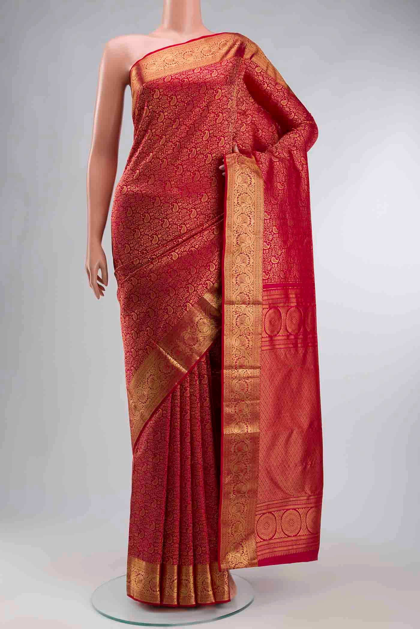Pink Kanjivaram Silk Saree