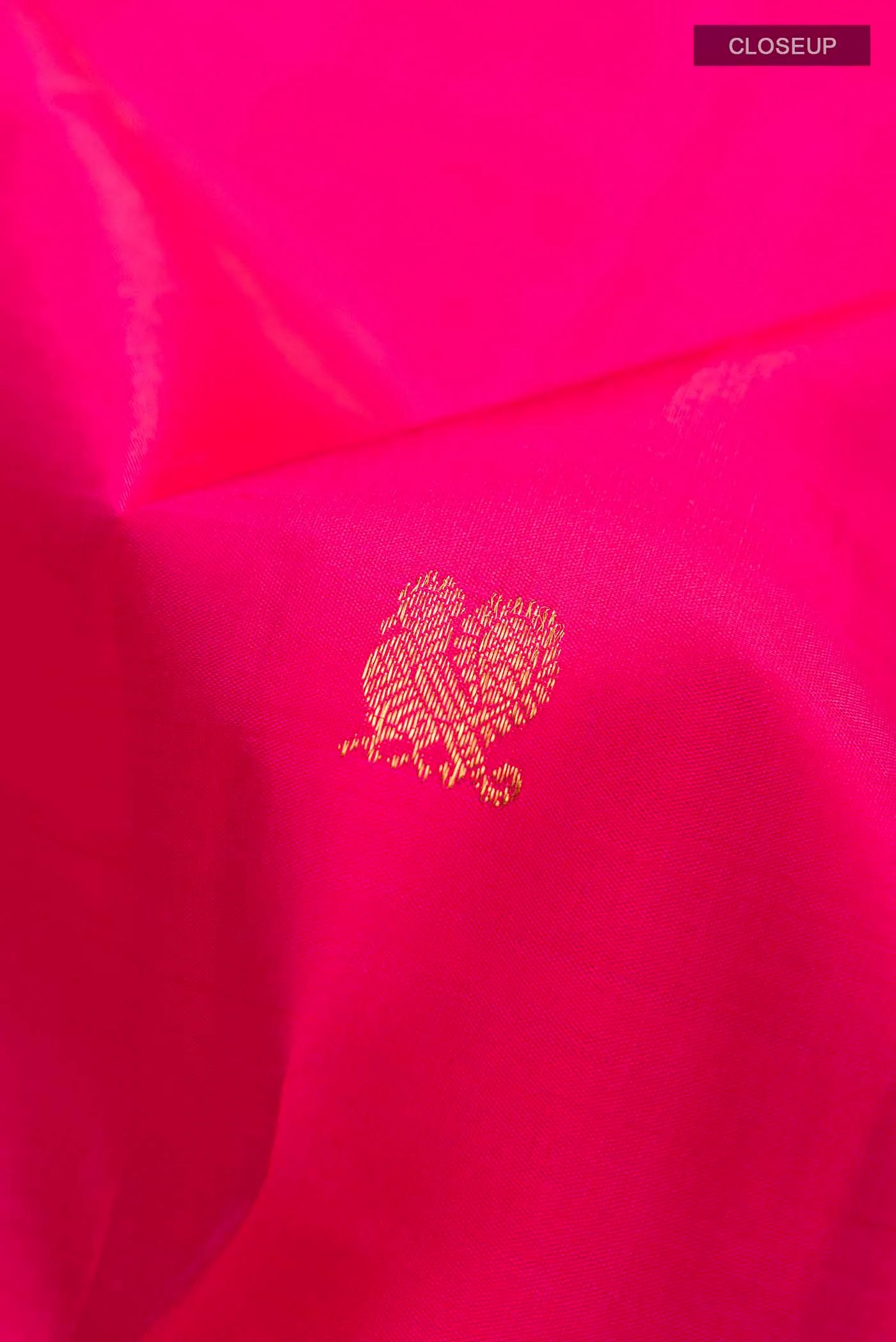 Pink Kanjivaram Silk Saree - Image 2