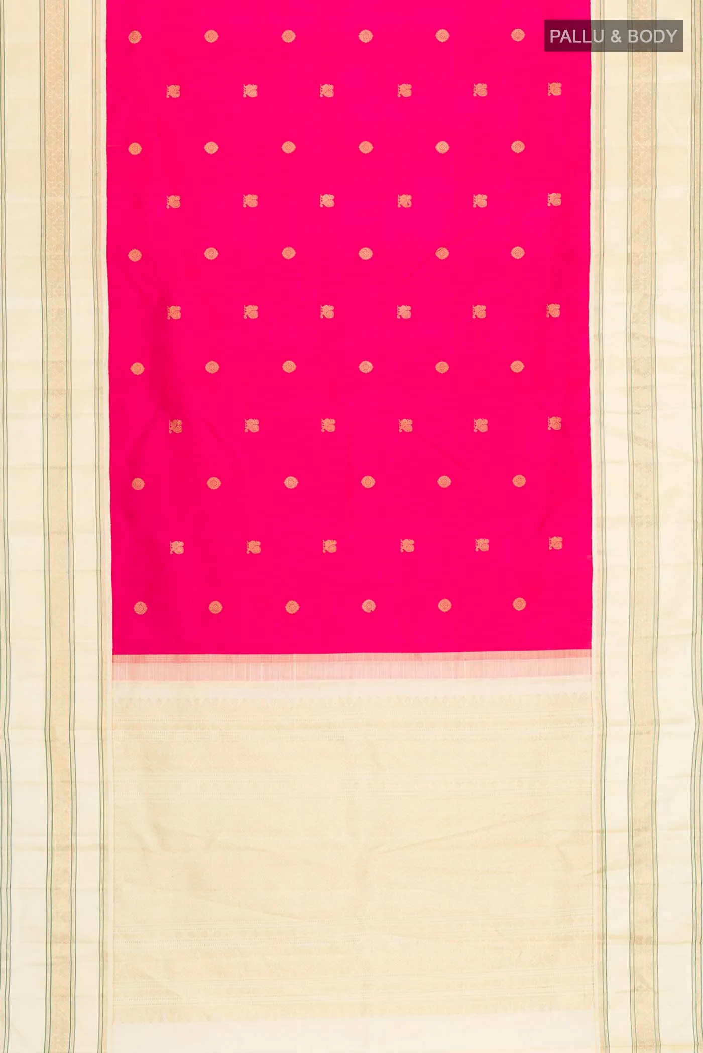 Pink Kanjivaram Silk Saree - Image 6