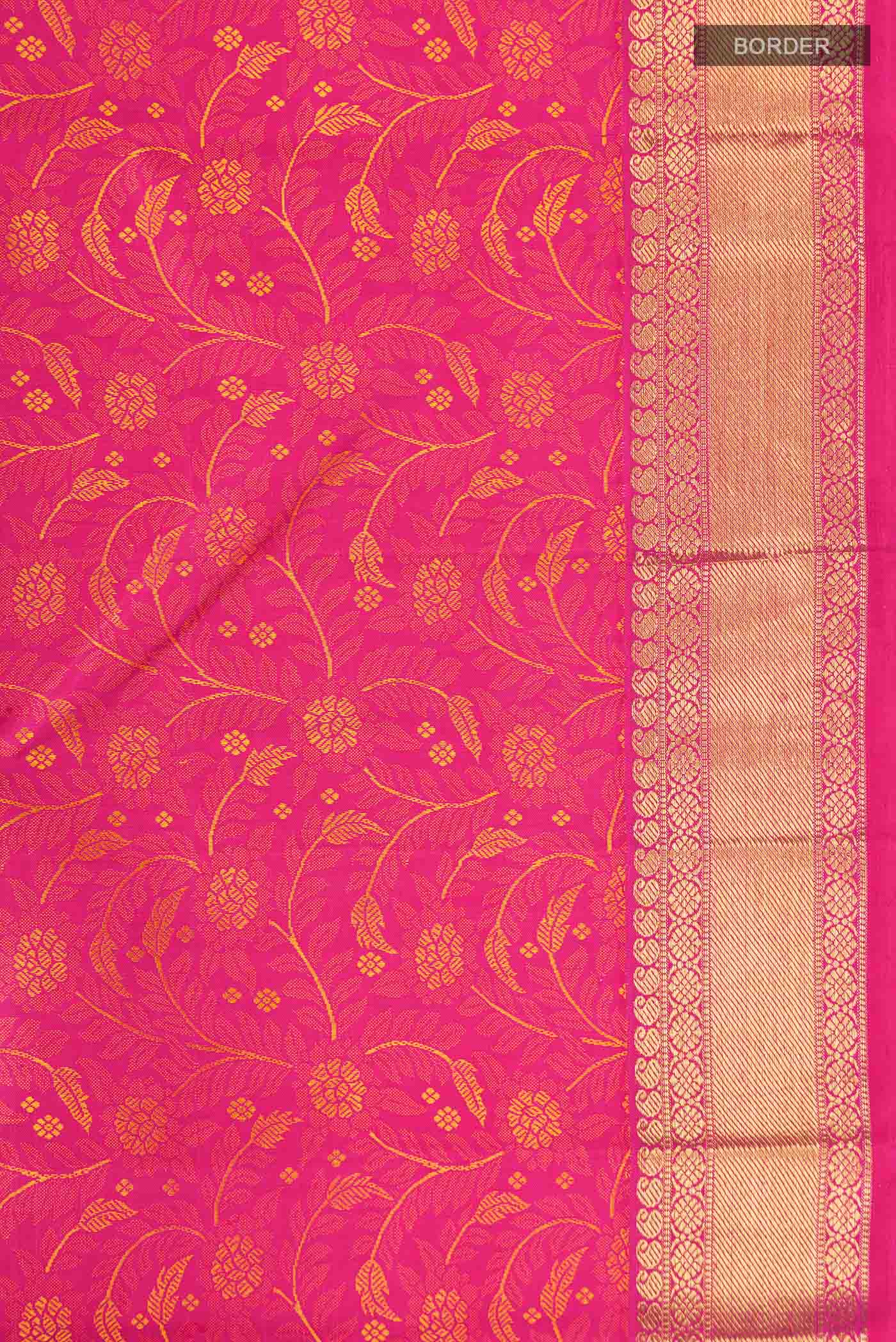 Pink Kanjivaram Silk Saree - Image 3