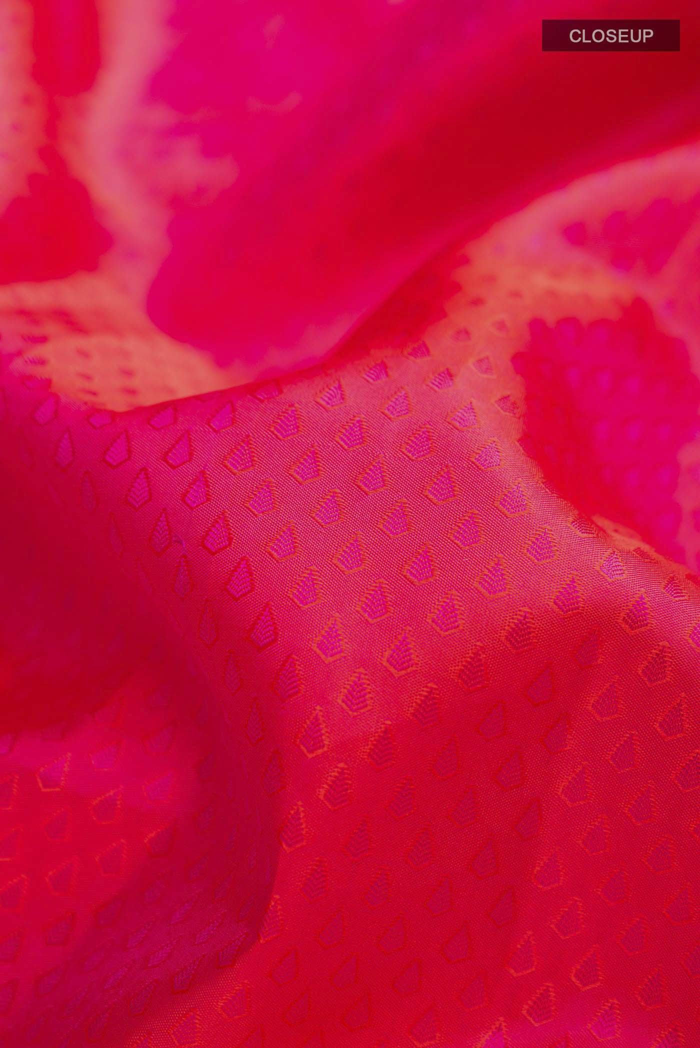 Pink Kanchipuram Silk Saree - Image 2