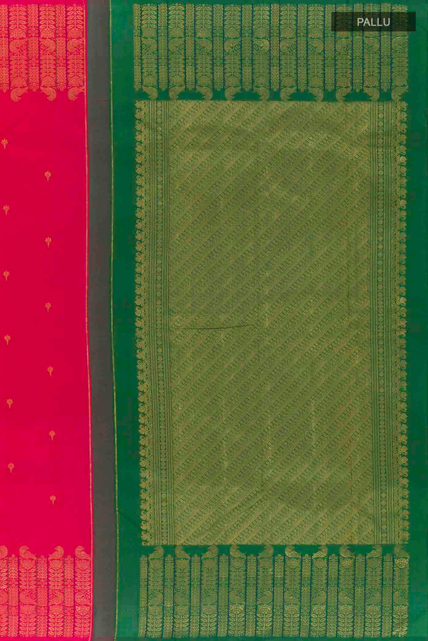 Pink Kanjivaram Silk Saree - Image 7