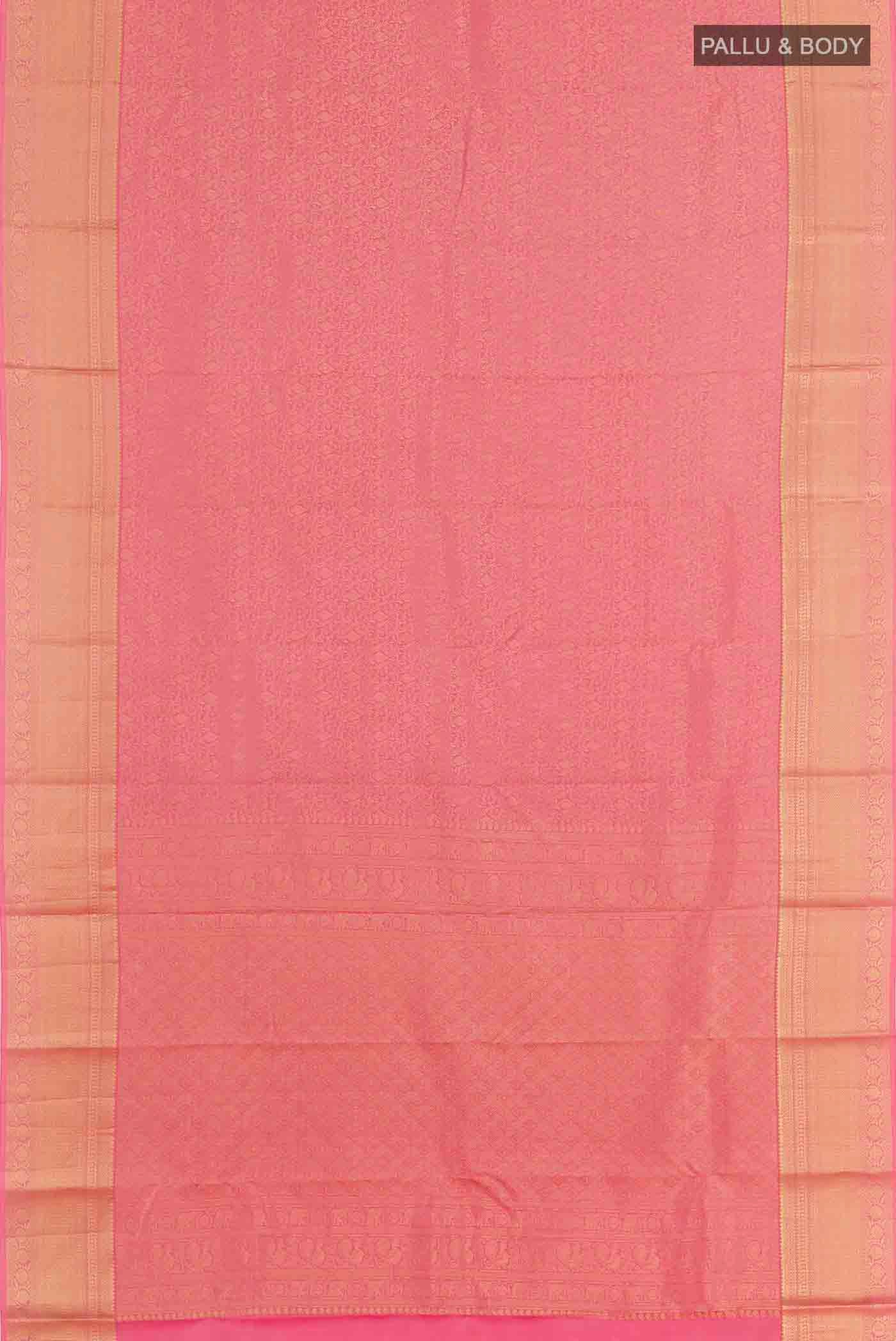Pink Kanchipuram Silk Saree - Image 3