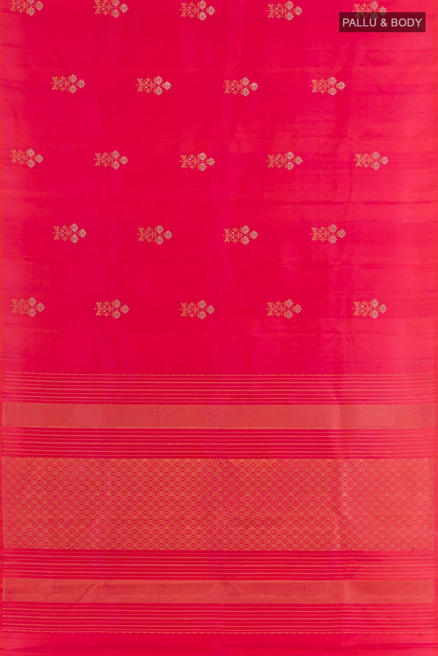 Pink Kanchipuram Silk Saree - Image 3