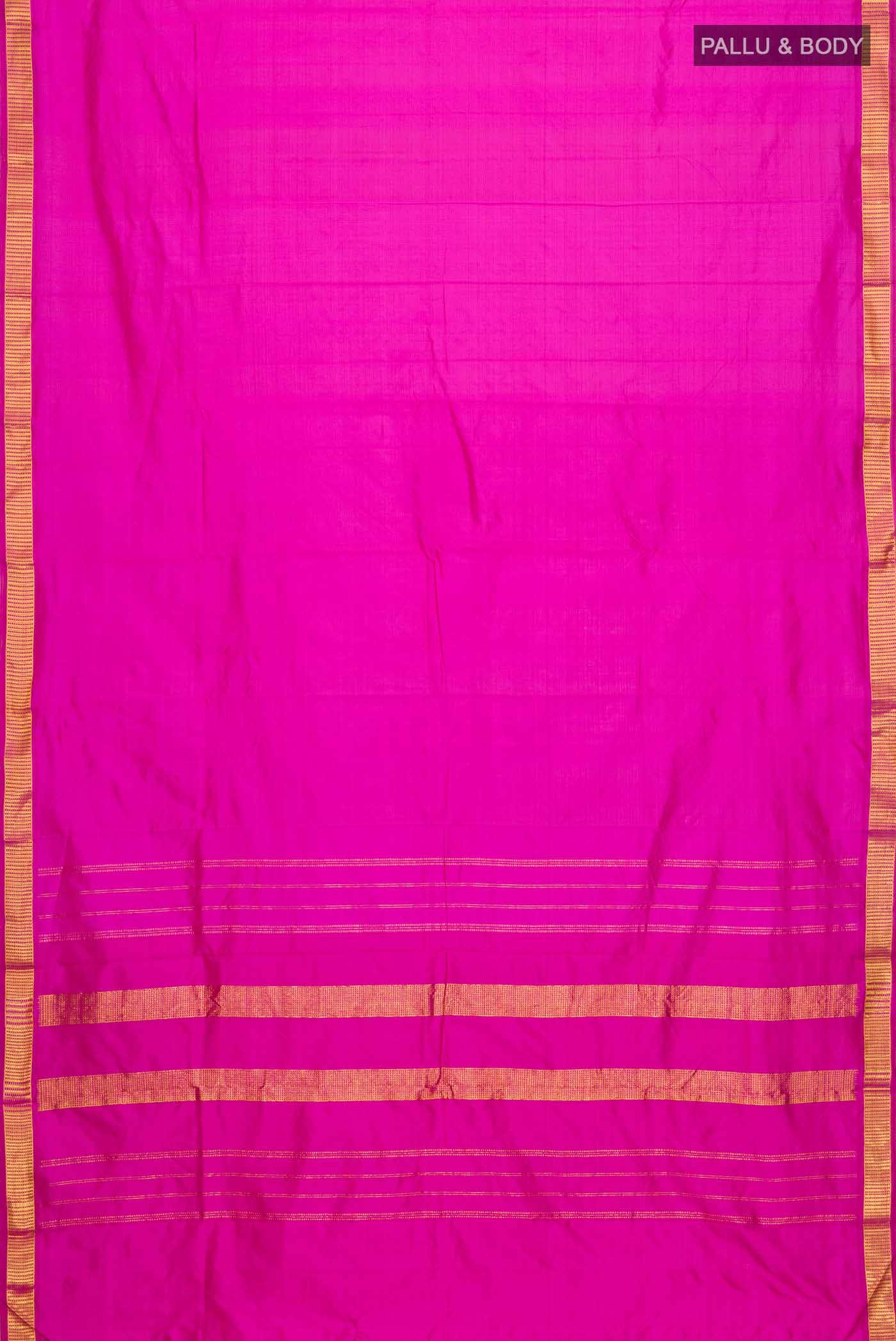 Pink Kanchipuram Silk Saree - Image 4