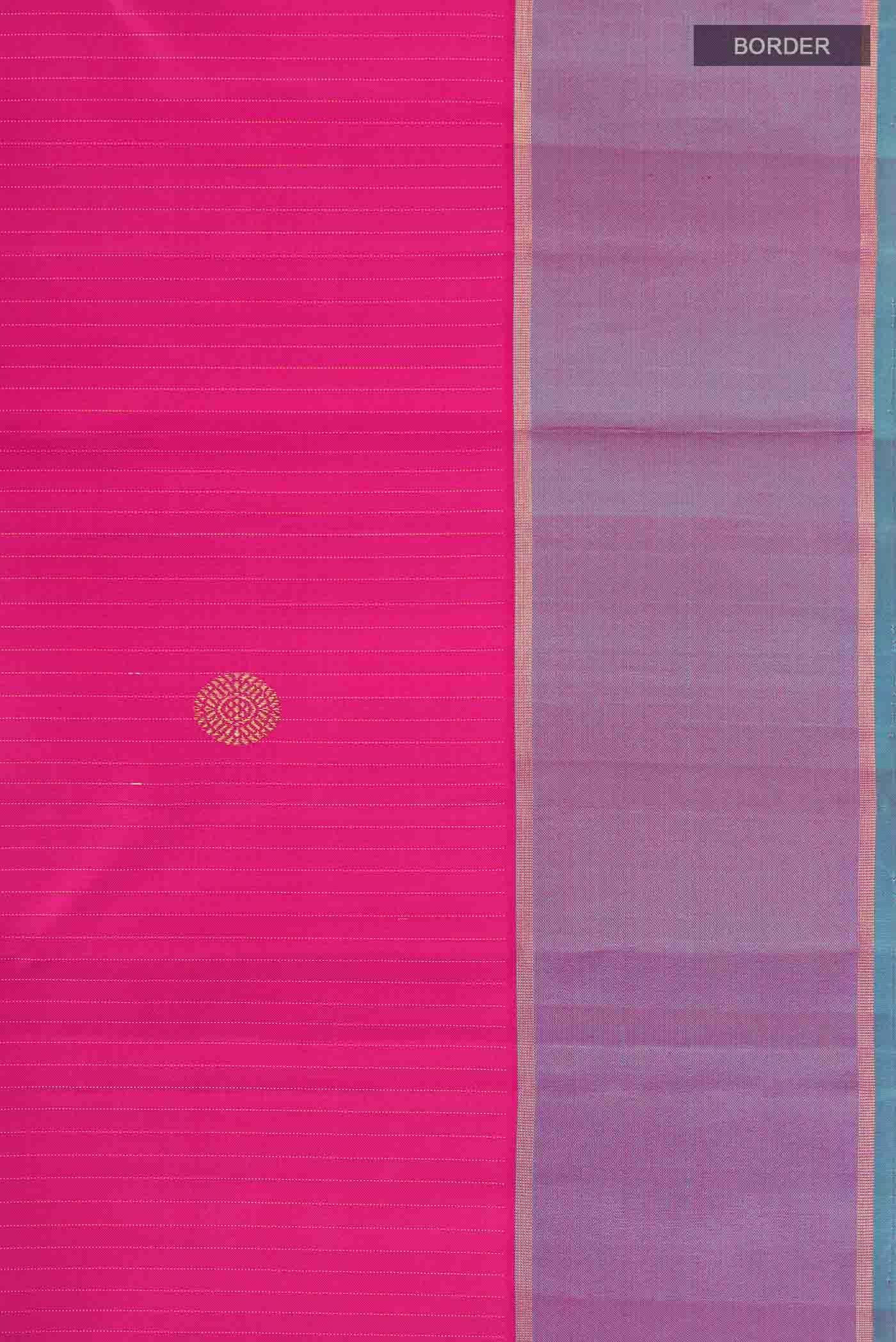 Pink Kanjivaram Silk Saree - Image 6