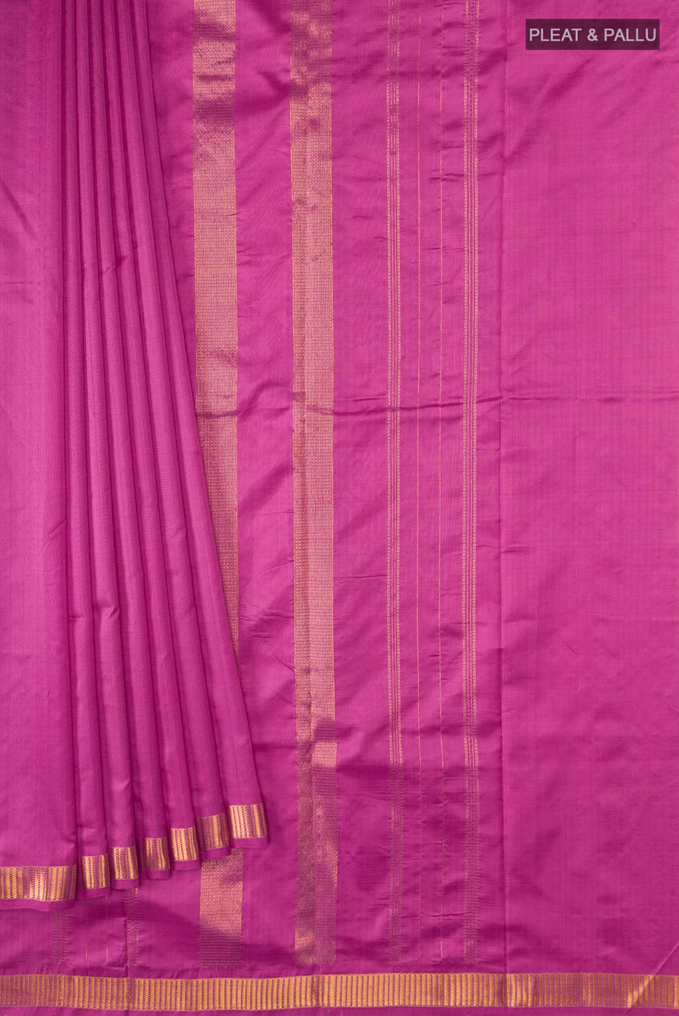 Pink Kanjivaram Silk Saree - Image 2
