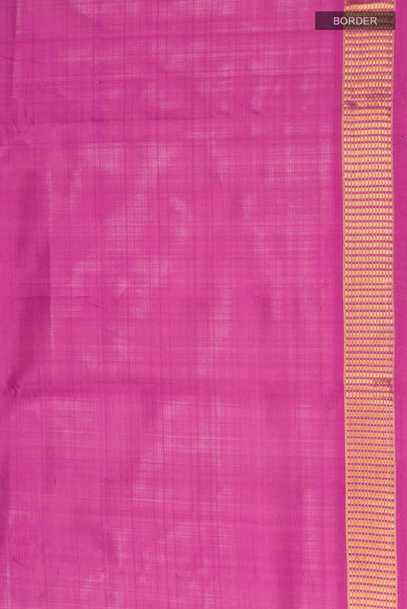 Pink Kanjivaram Silk Saree - Image 5