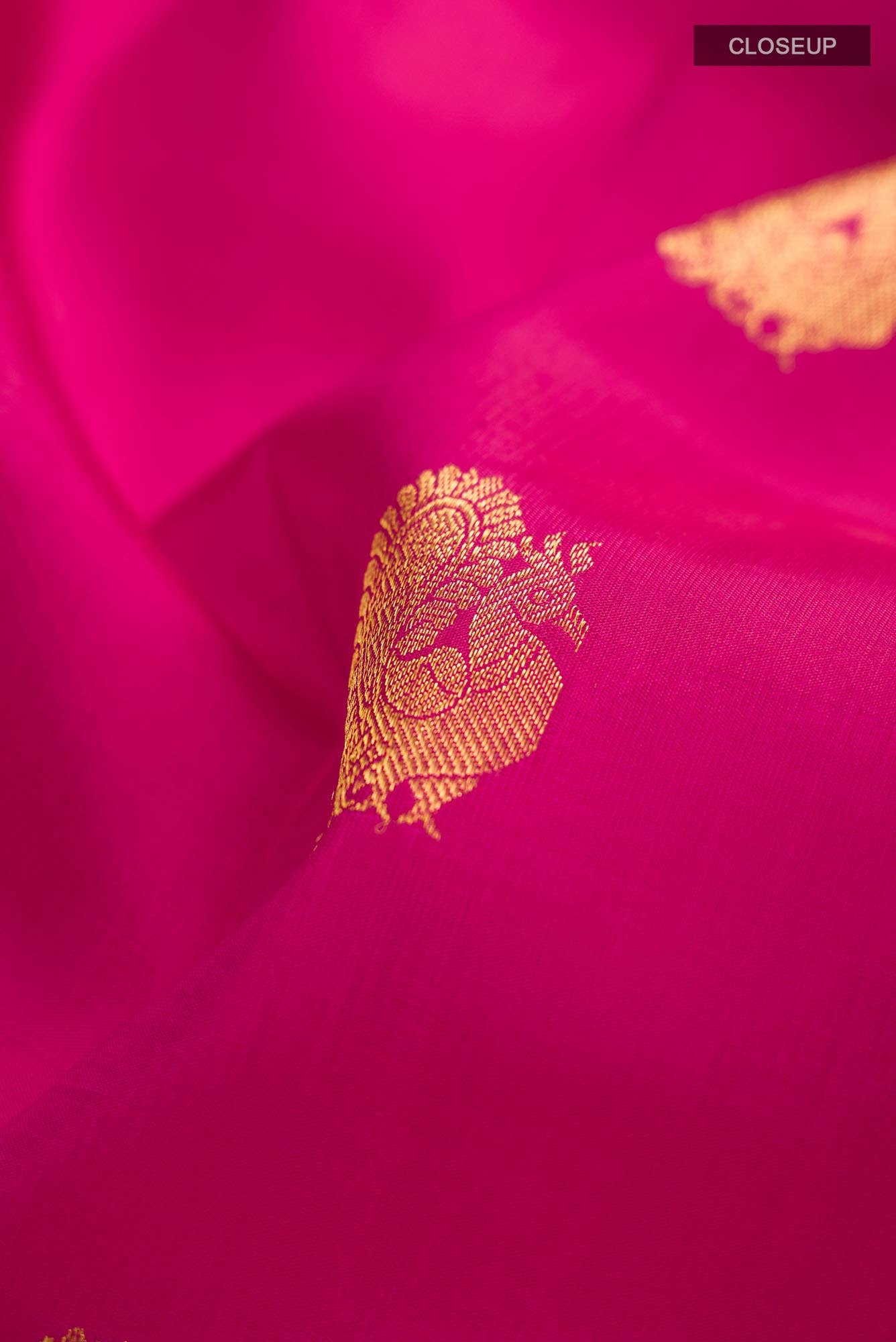 Pink Kanjivaram Silk Saree - Image 3