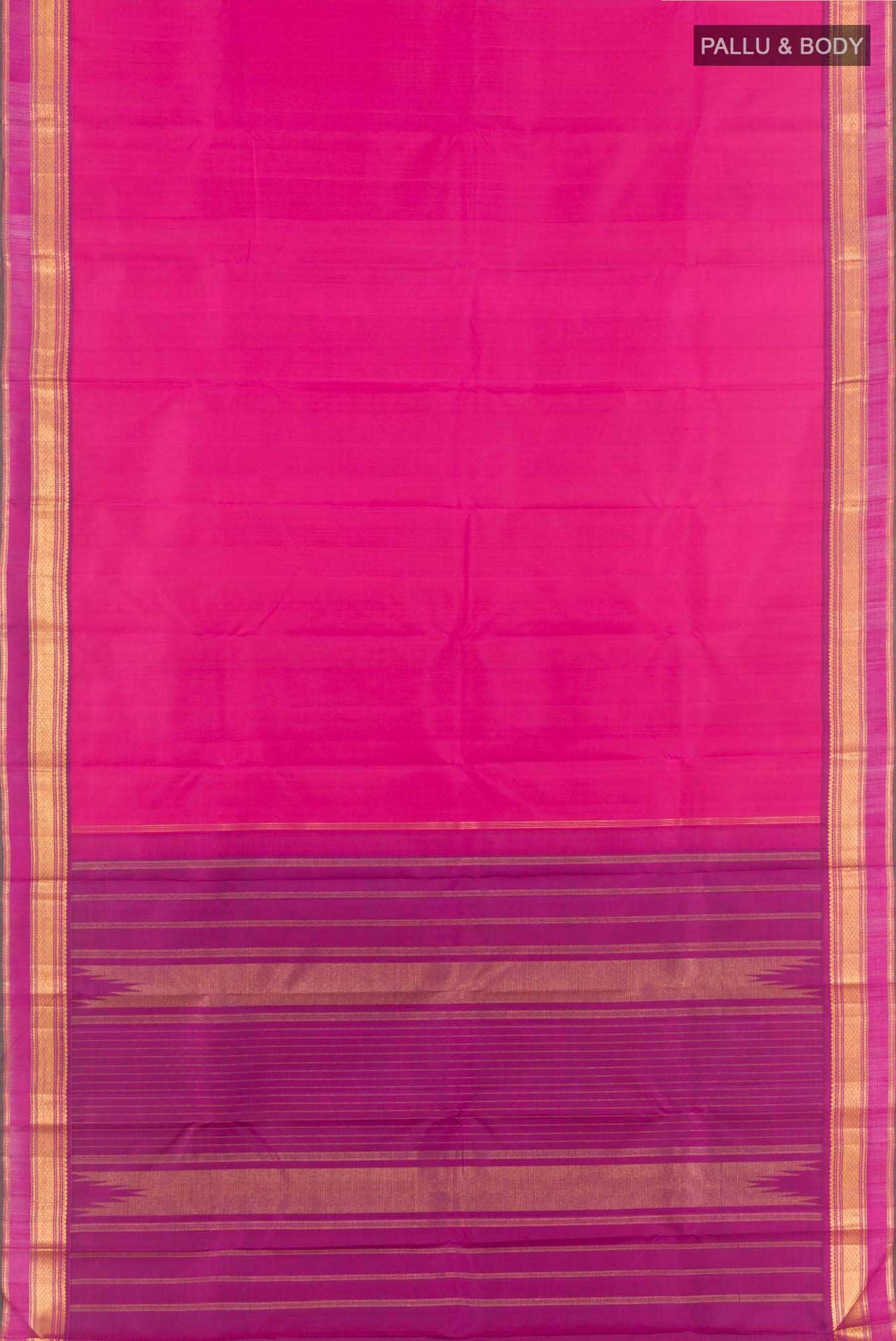 Pink Kanjivaram Silk Saree - Image 4
