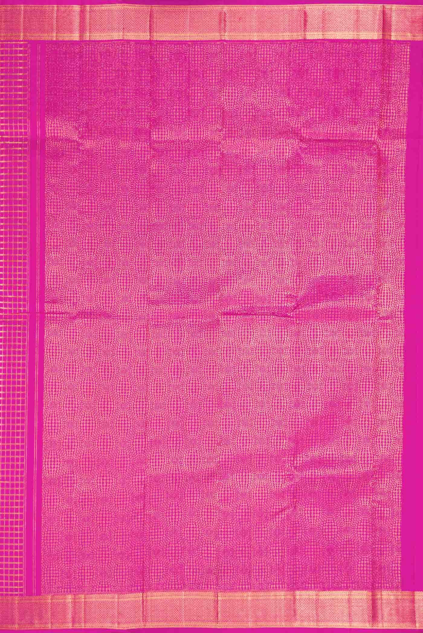 Pink Kanchipuram Silk Saree - Image 5