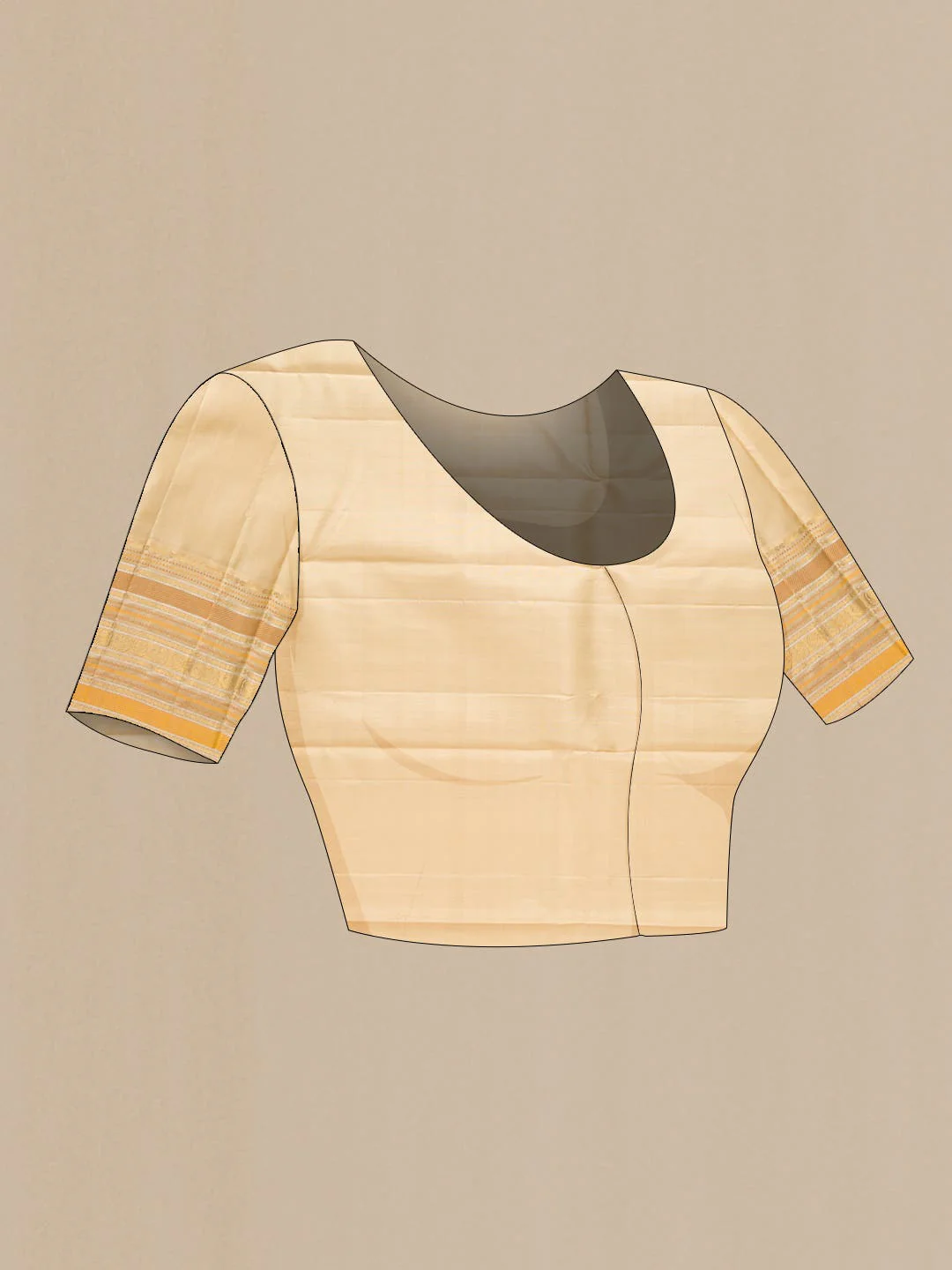 Pure Silk Pure Zari Pink Kanchipuram Saree - Image 6