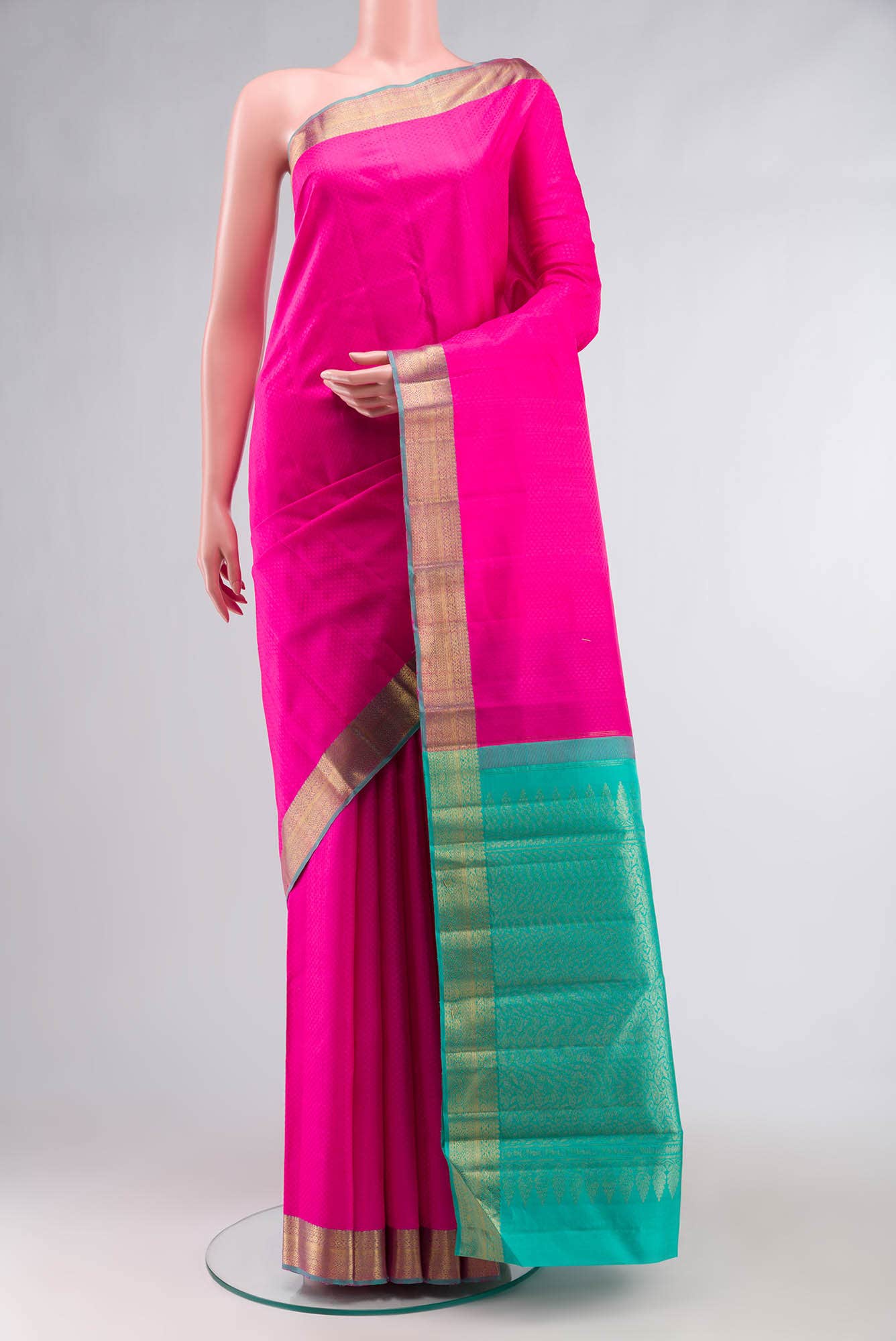 Pink Kanjivaram Silk Saree