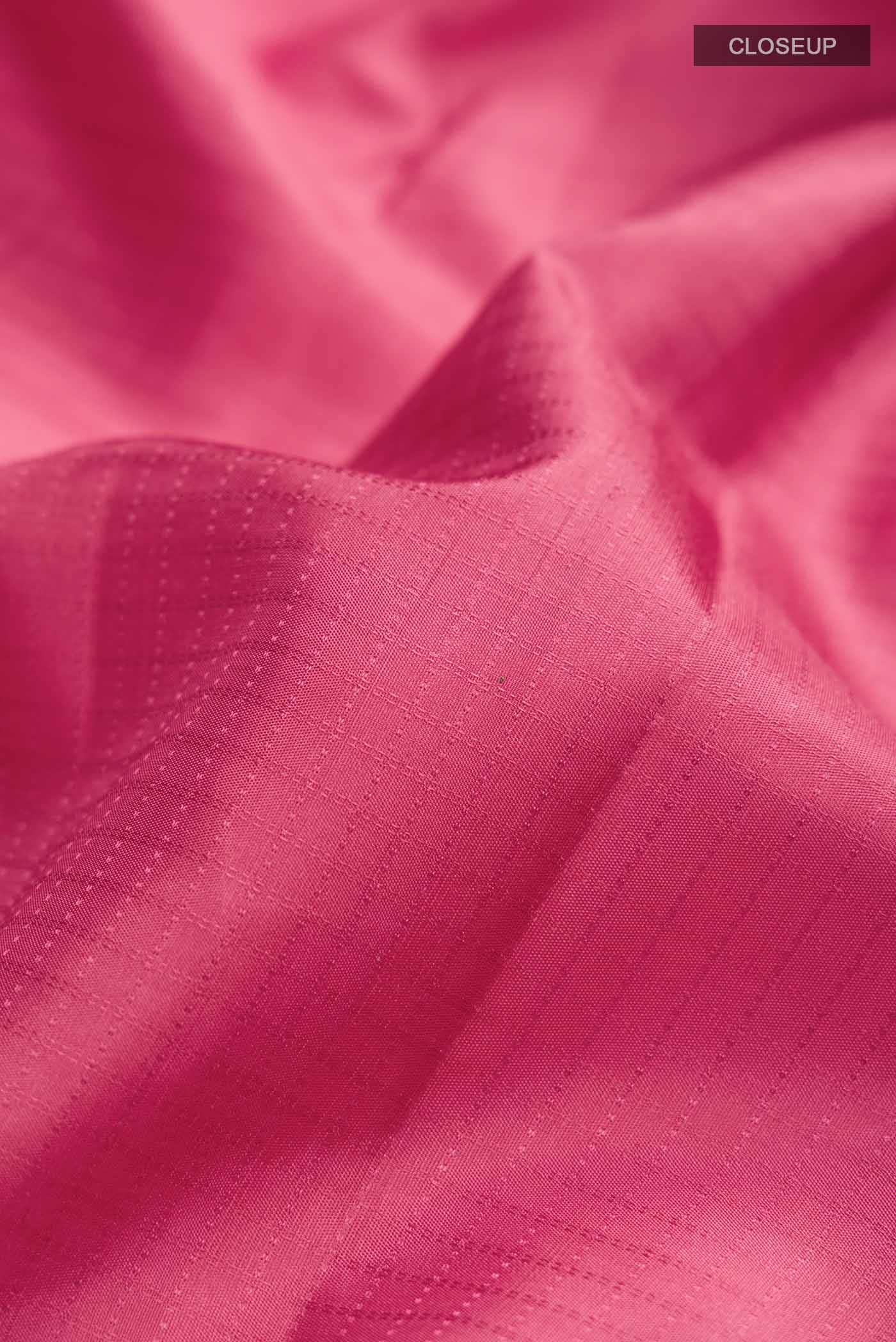 Pink Kanchipuram Silk Saree - Image 3
