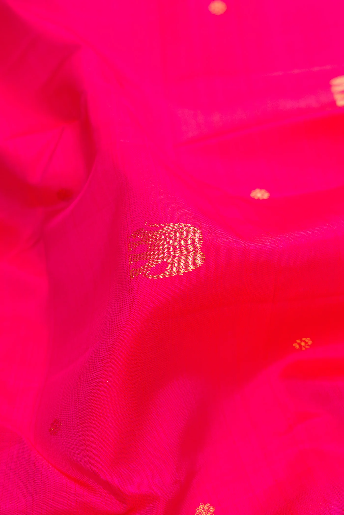 Pink Kanchipuram Silk Saree - Image 2