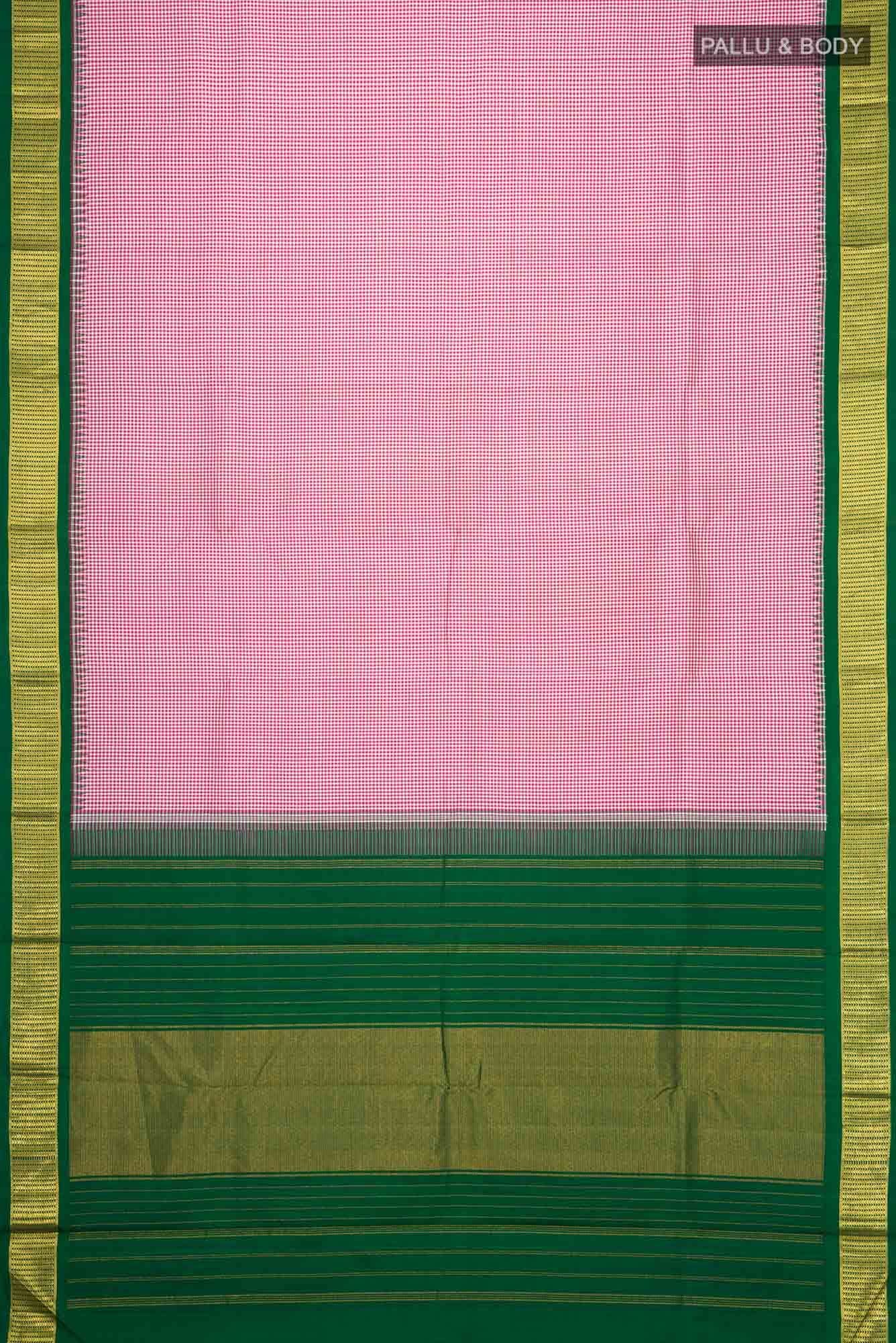Pink Kanjivaram Silk Saree - Image 4