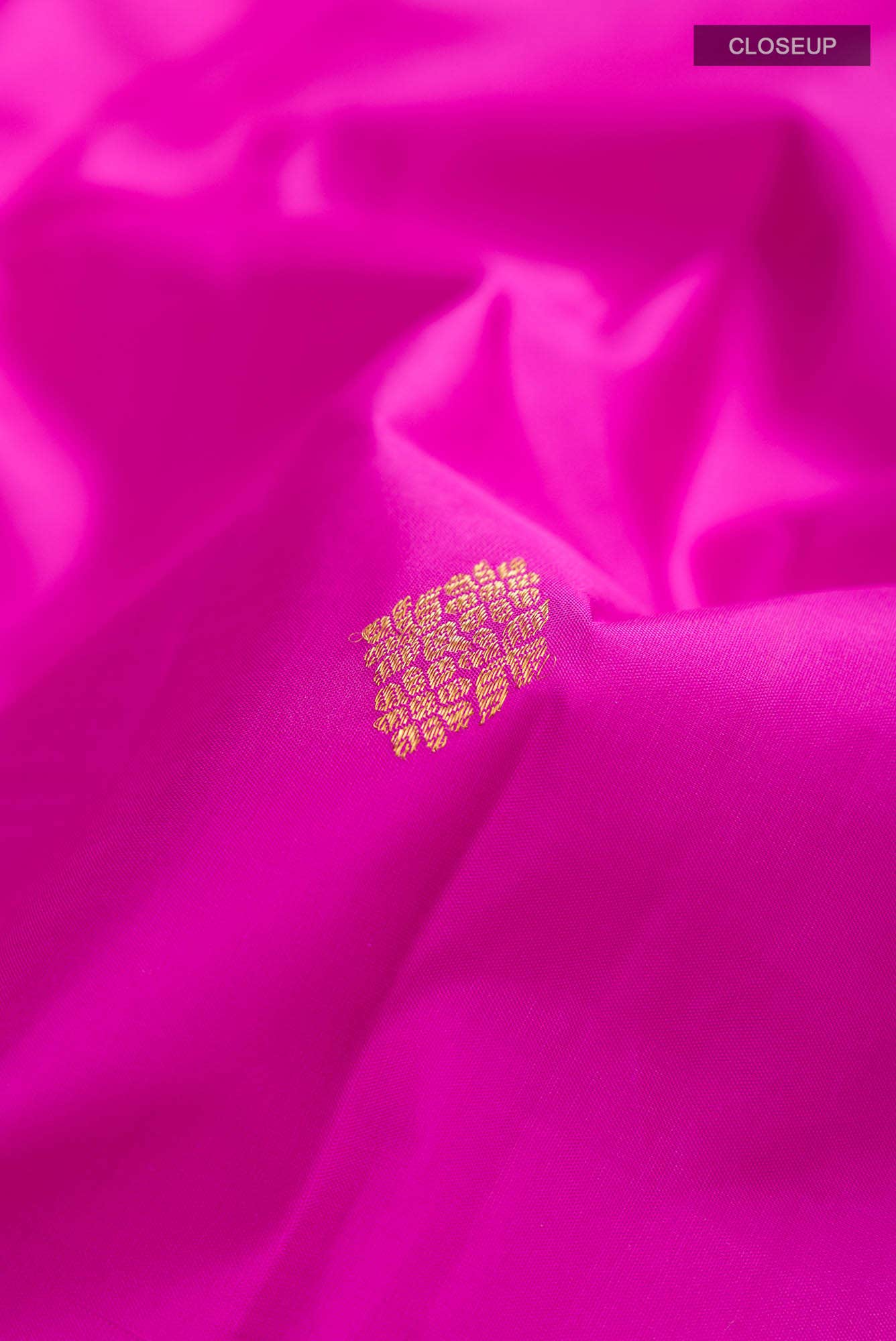 Pink Kanchipuram Silk Saree - Image 3