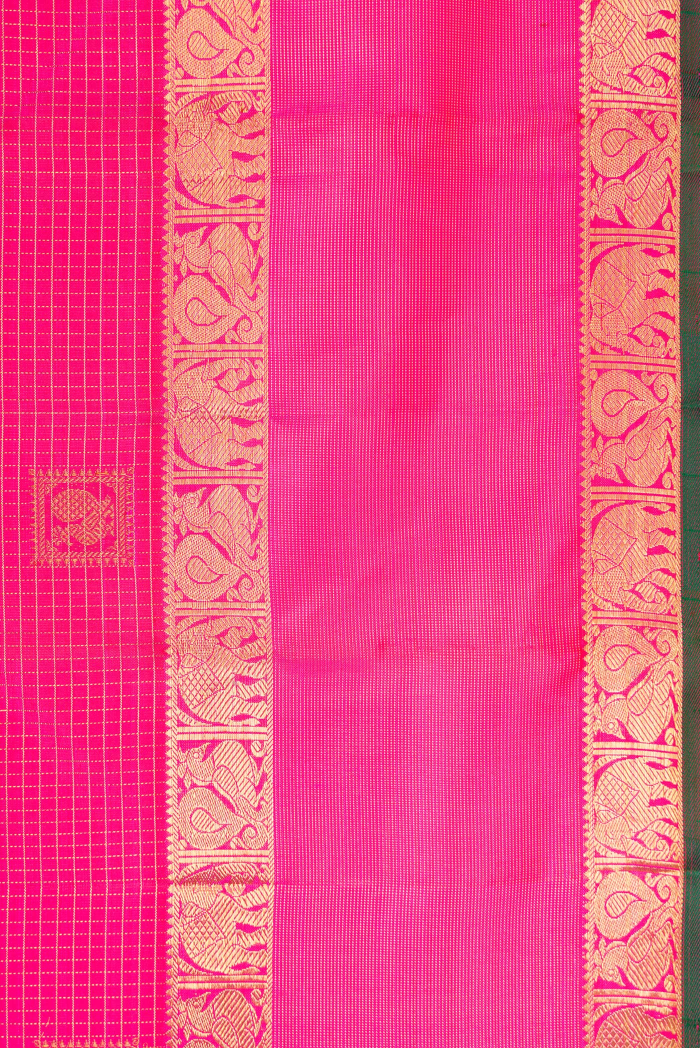 Pink Kanchipuram Silk Saree - Image 3