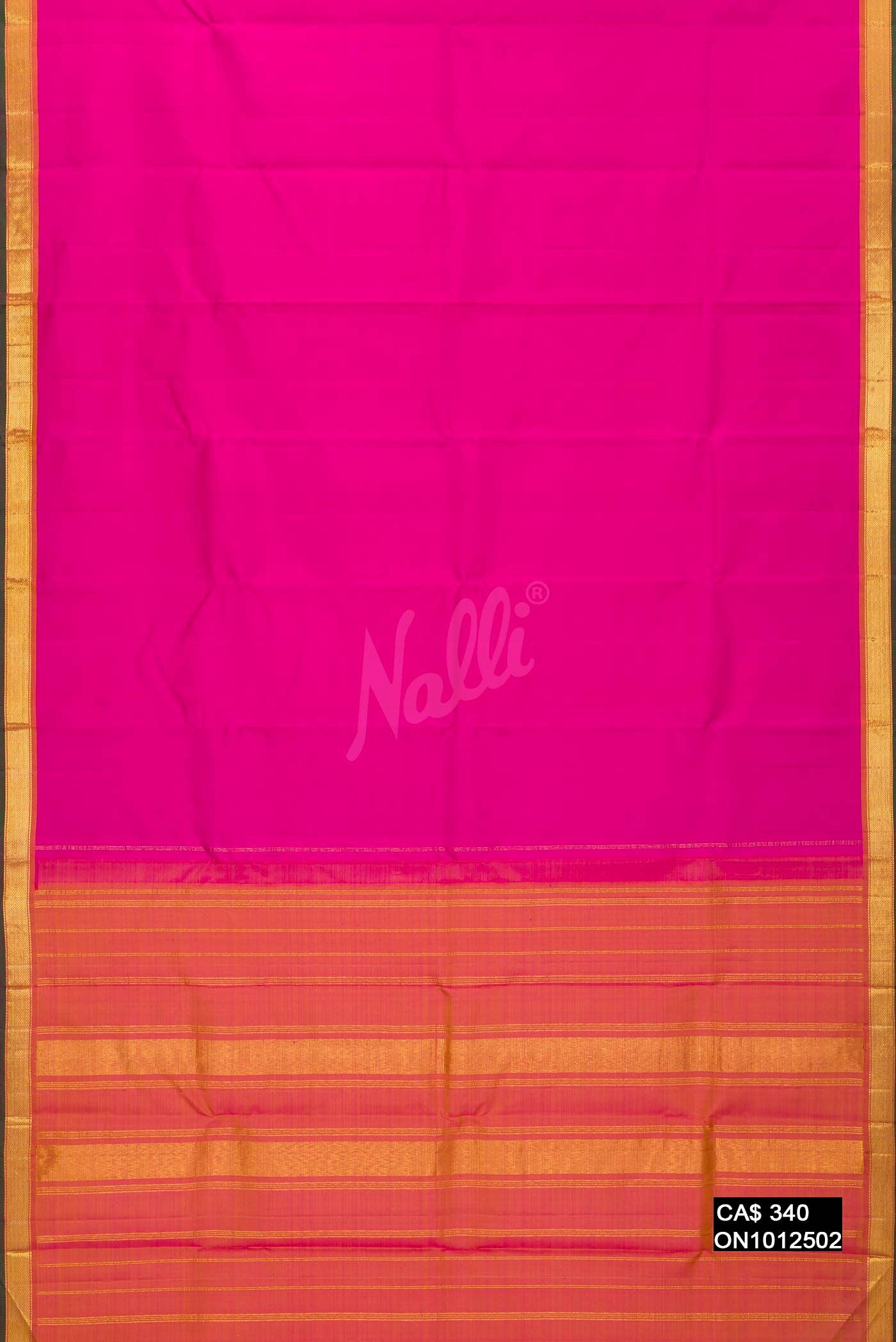 Pink Kanchipuram Silk Saree - Image 2