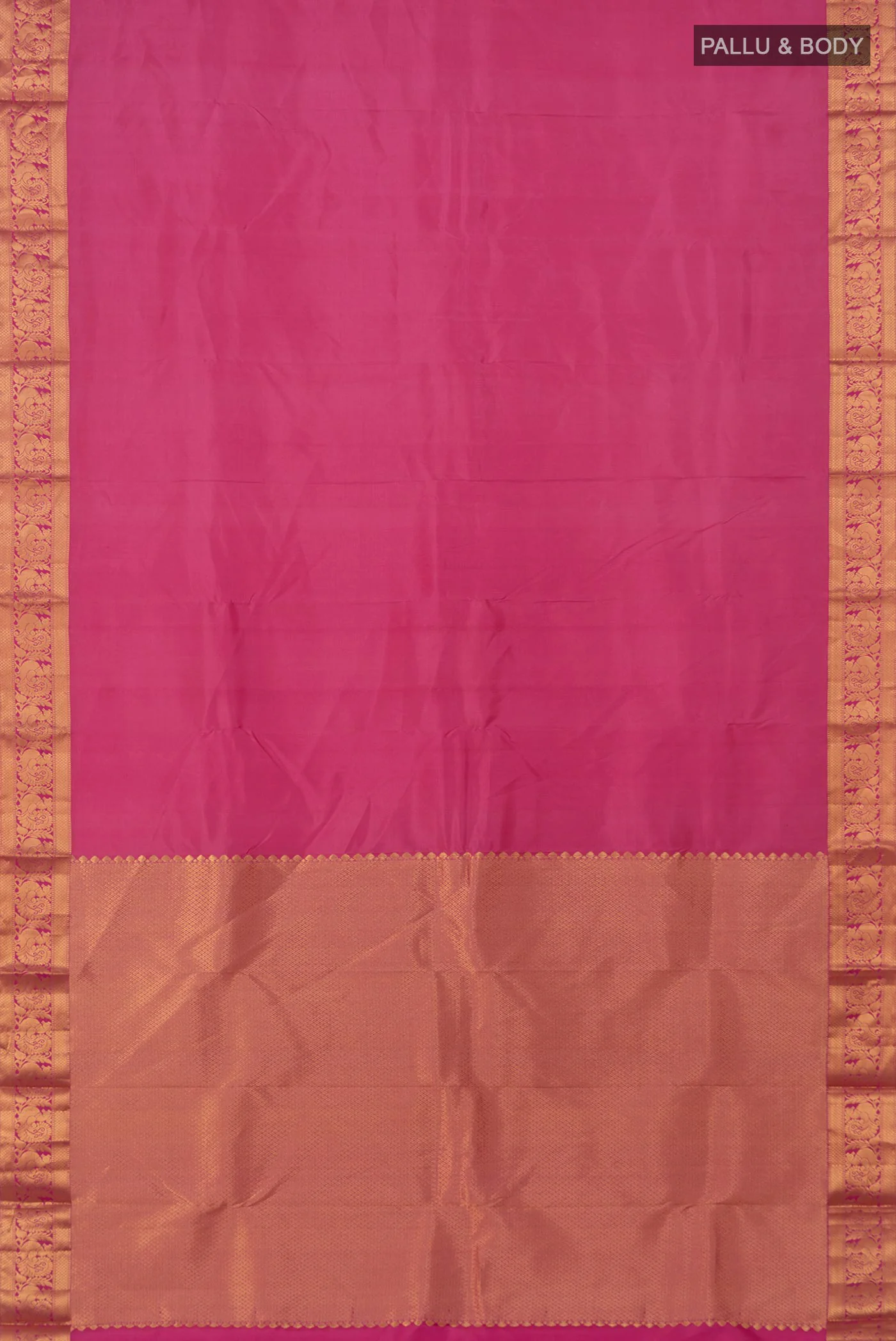 Pink Kanjivaram Silk Saree - Image 5
