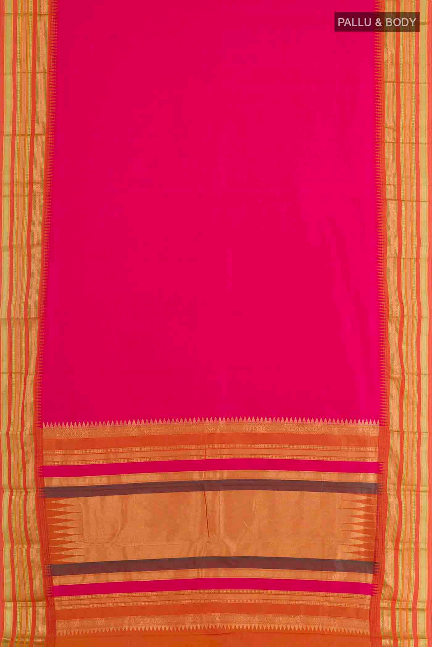 Pink Kanjivaram Silk Saree - Image 3