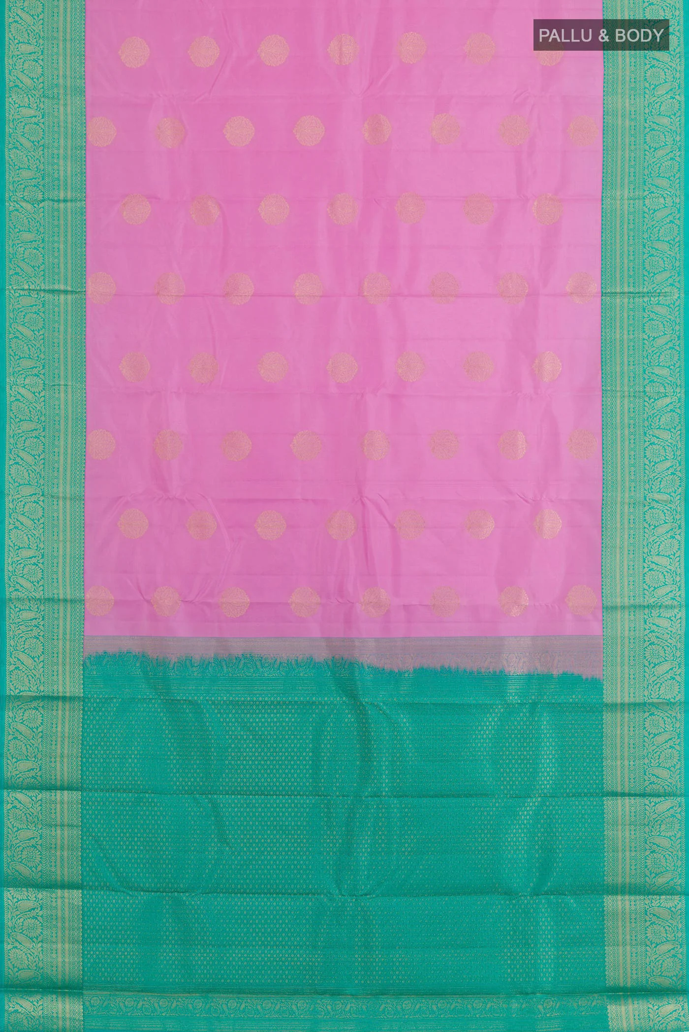 Lavender Kanjivaram Silk Saree - Image 3