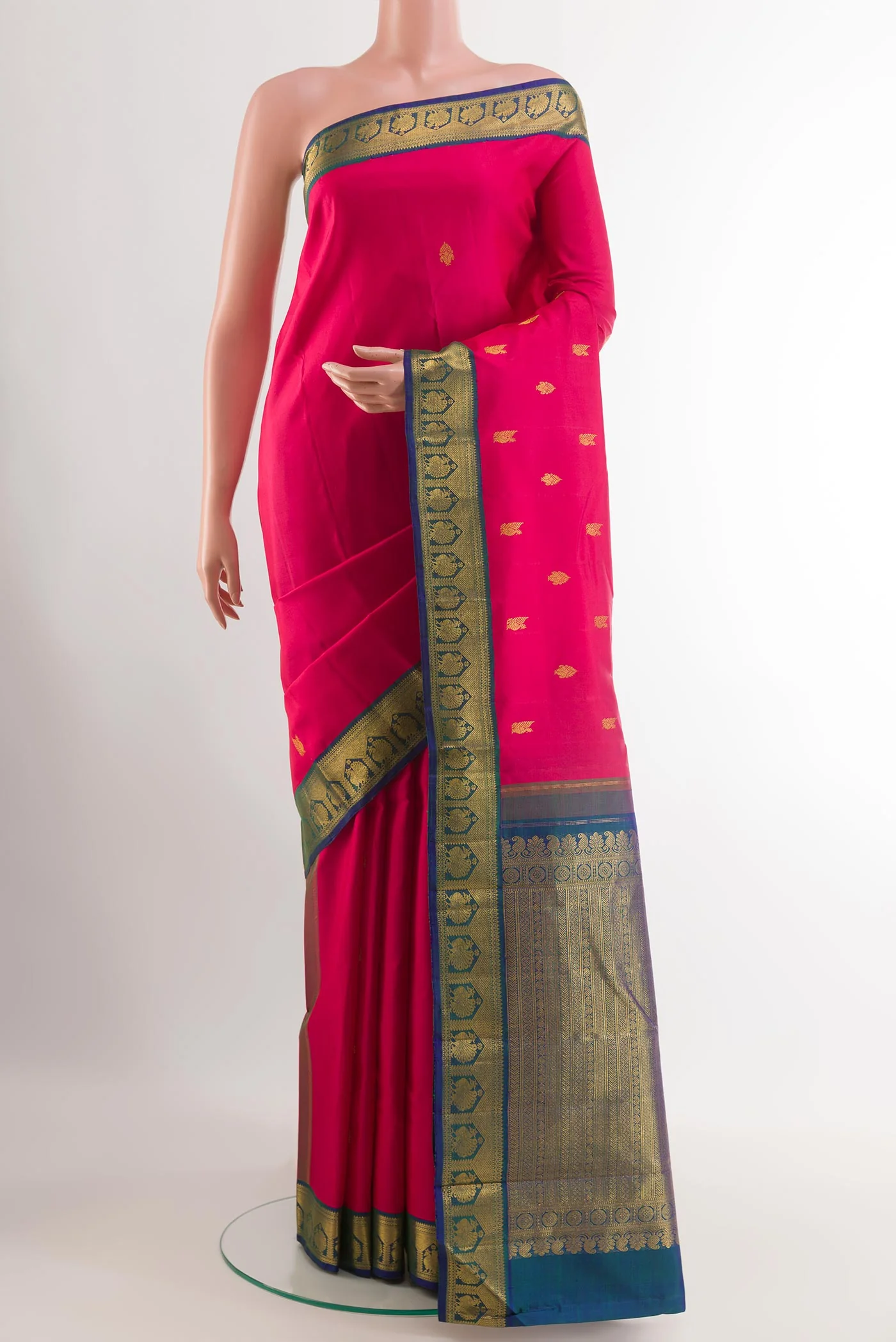 Pink Kanjivaram Silk Saree