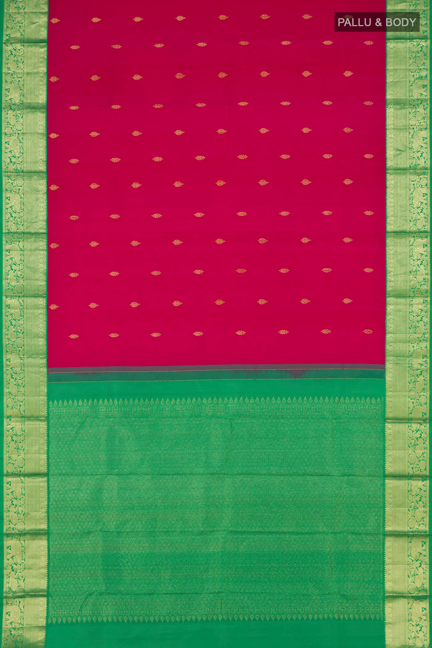 Pink Kanjivaram Silk Saree - Image 5