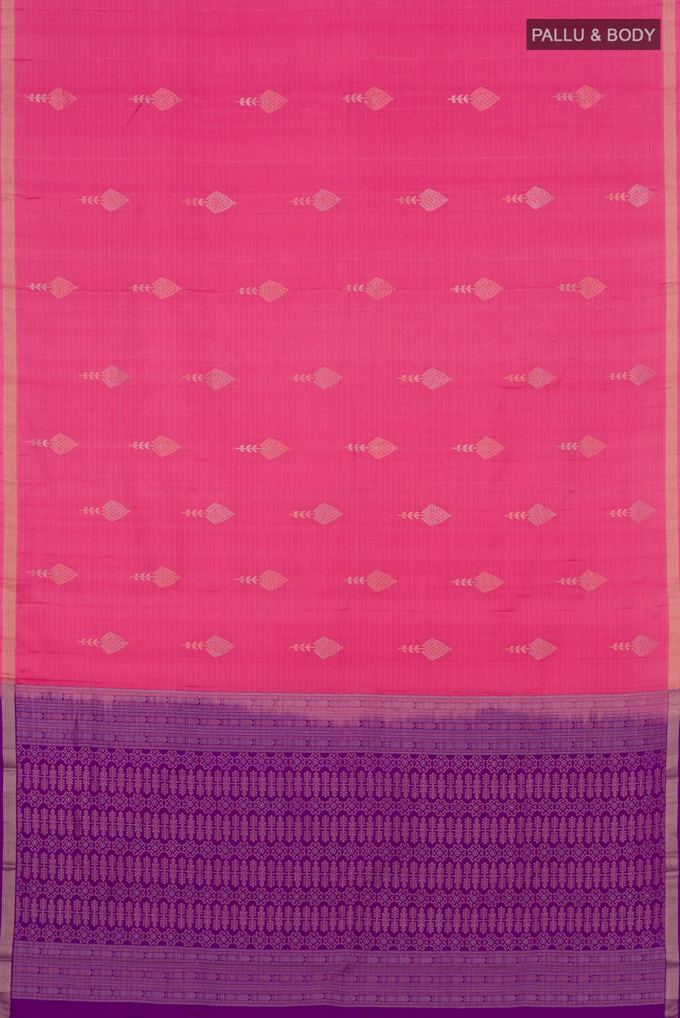 Pink Kanjivaram Silk Saree - Image 5