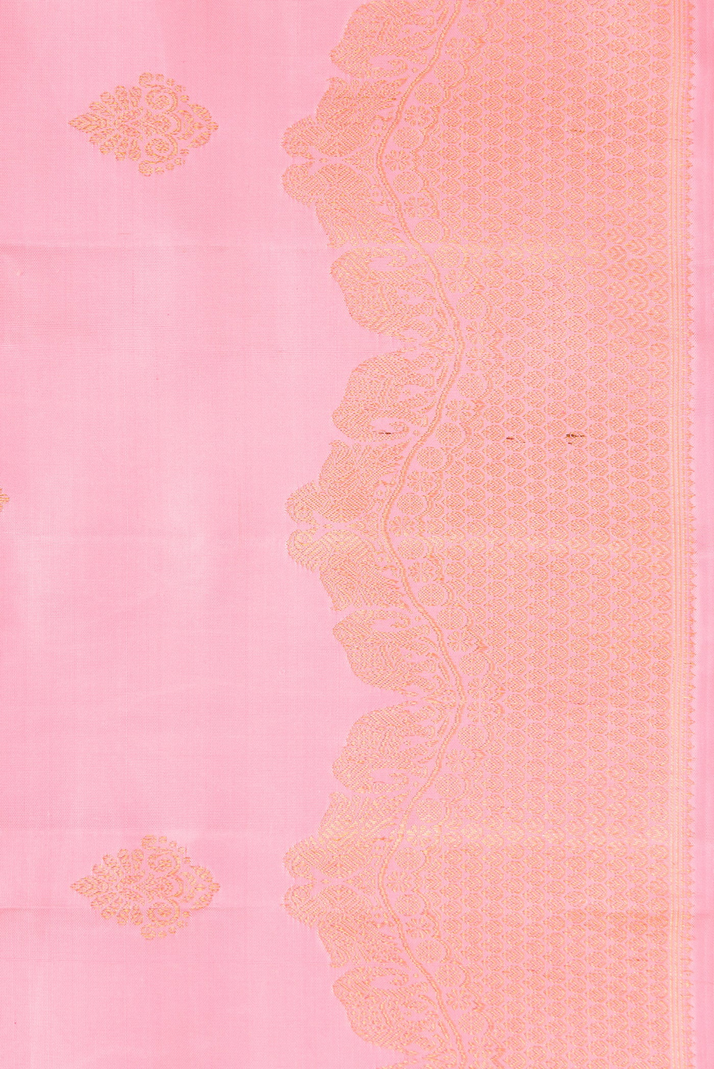 Pink Kanjivaram Silk Saree - Image 3