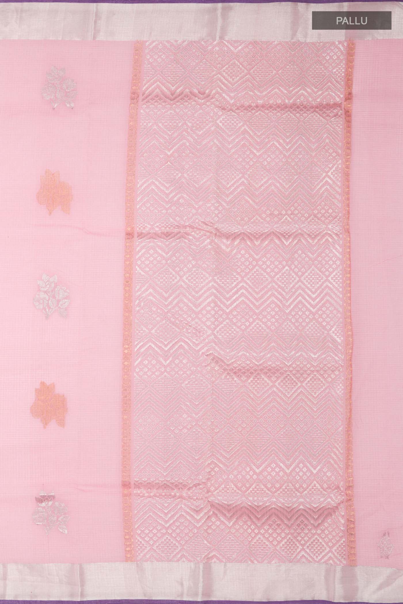 Pink Kota Silk Saree - Image 7