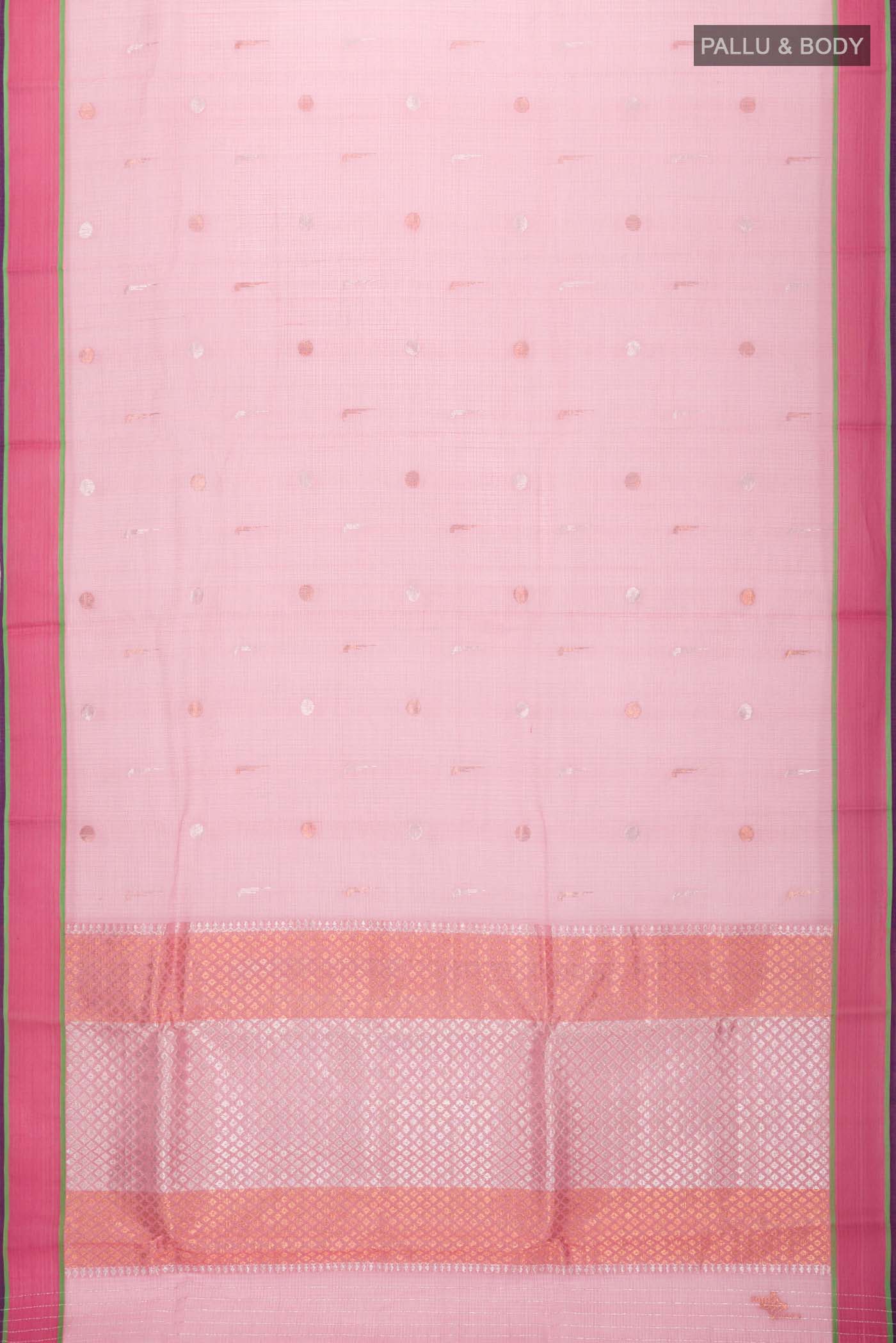 Pink Kota Silk Saree - Image 6