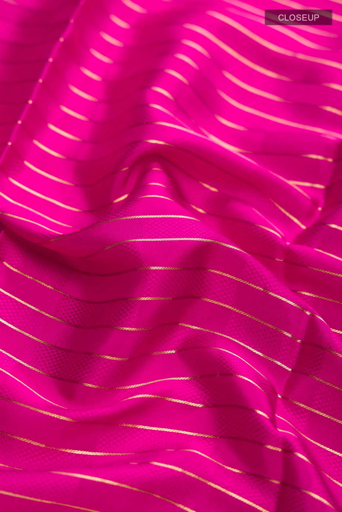 Pink Mysore Crepe Saree - Image 2