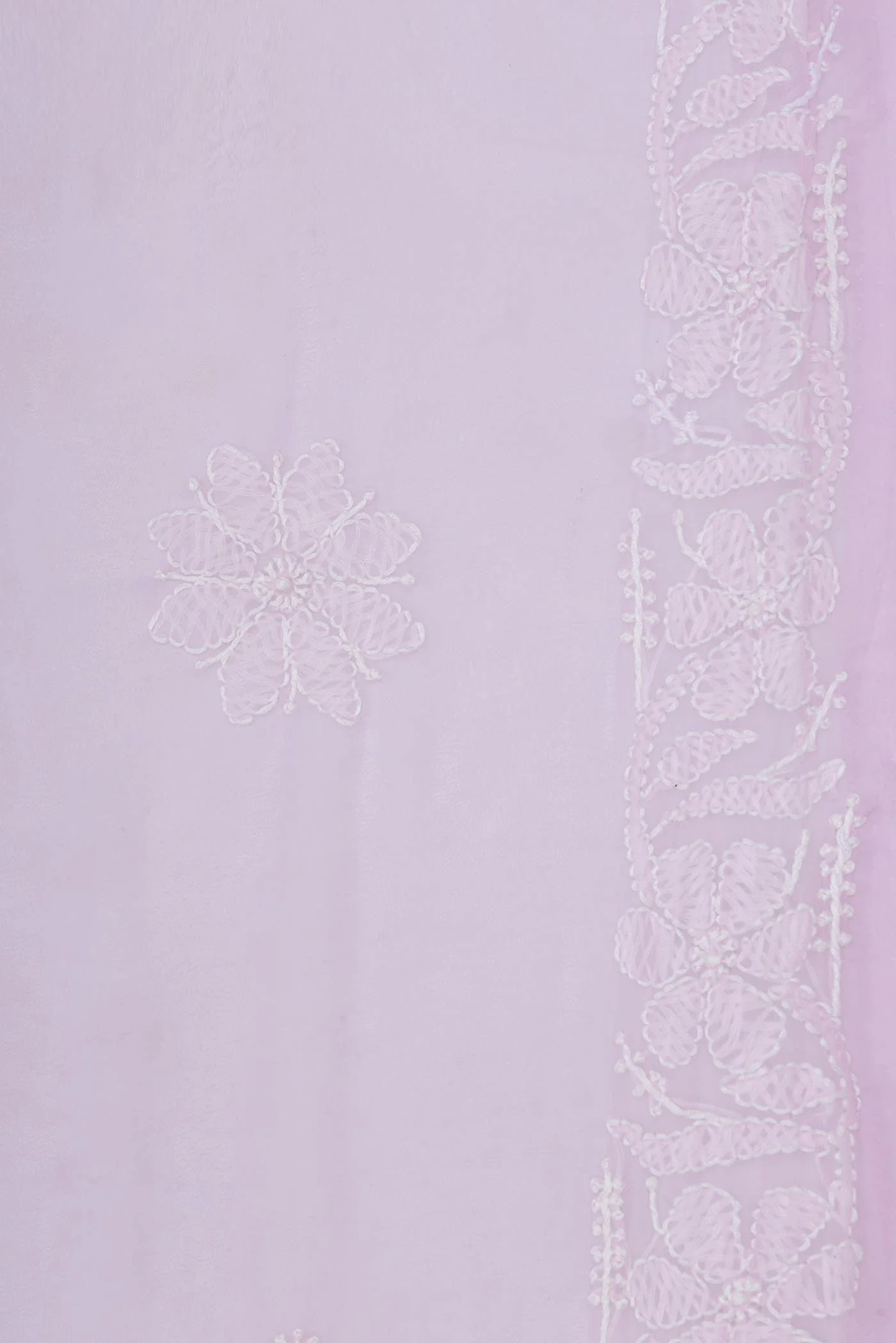 Pink Mysore Georgette Saree - Image 2