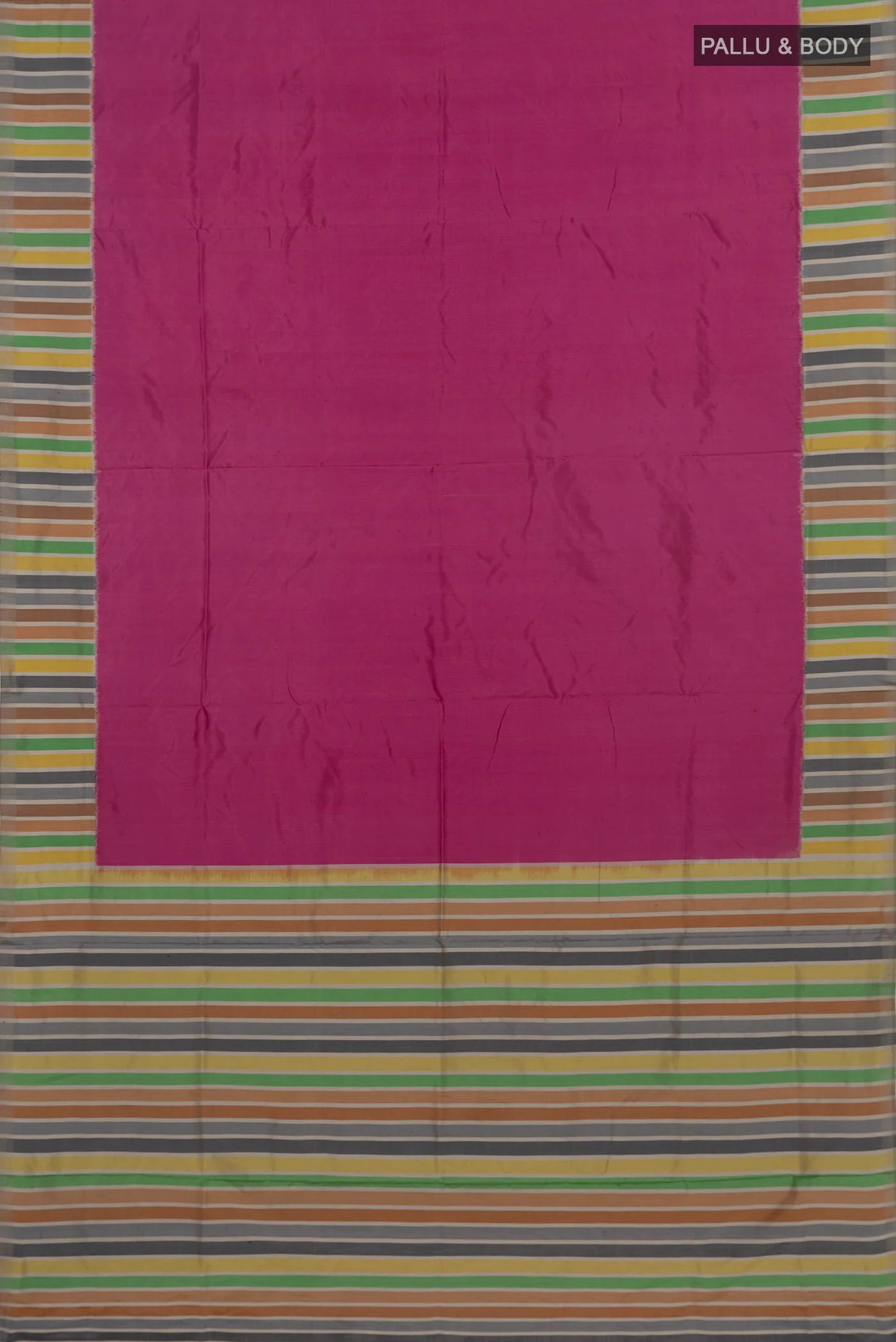 Pink Pochampally Silk Saree - Image 5