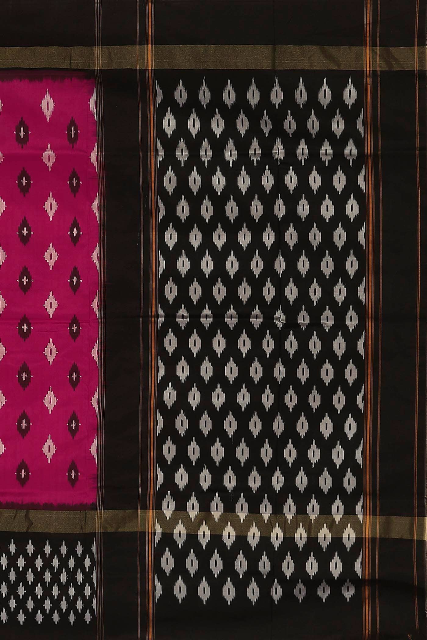 Pink Pochampally Silk Saree - Image 5