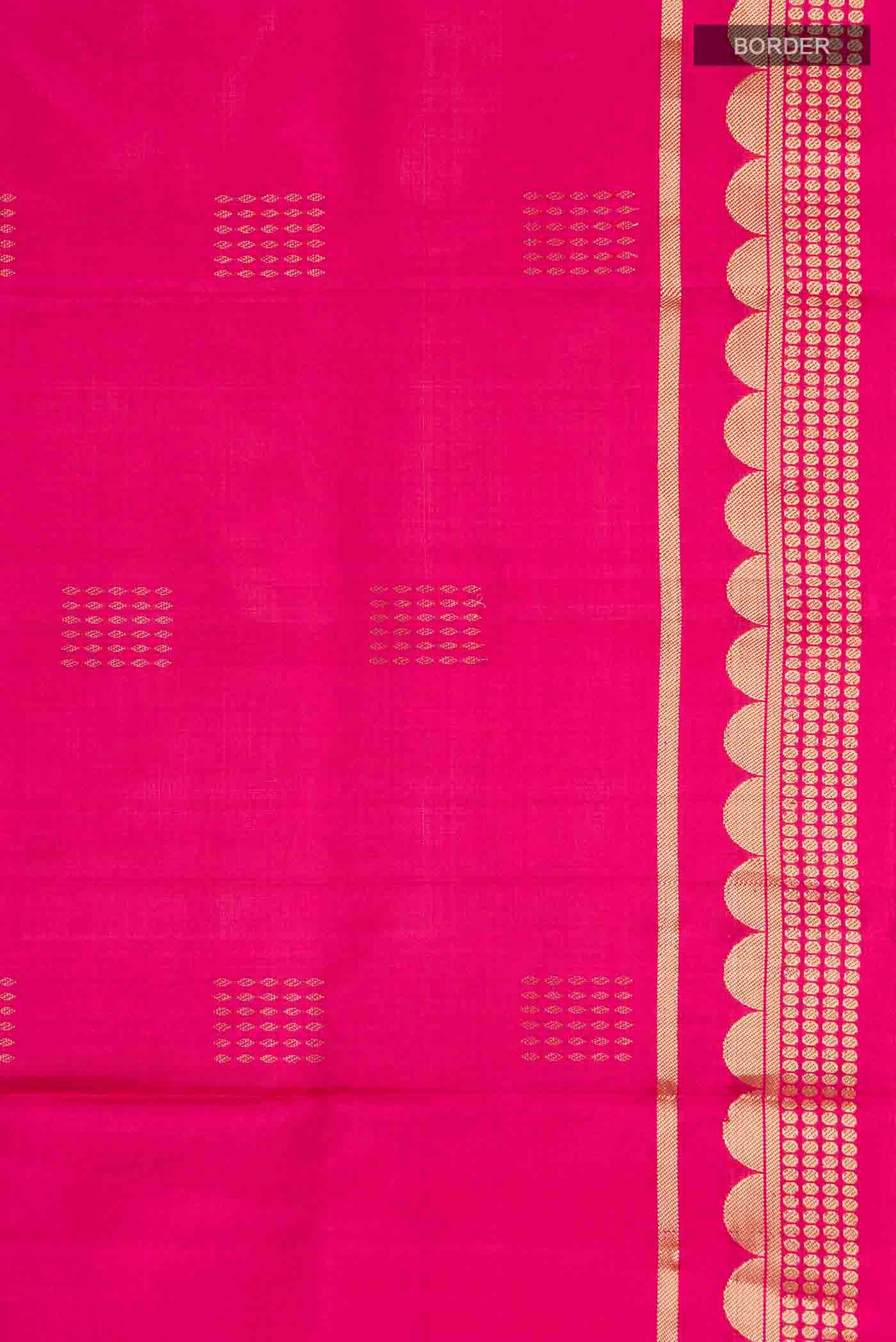Pink Soft Silk Saree - Image 3
