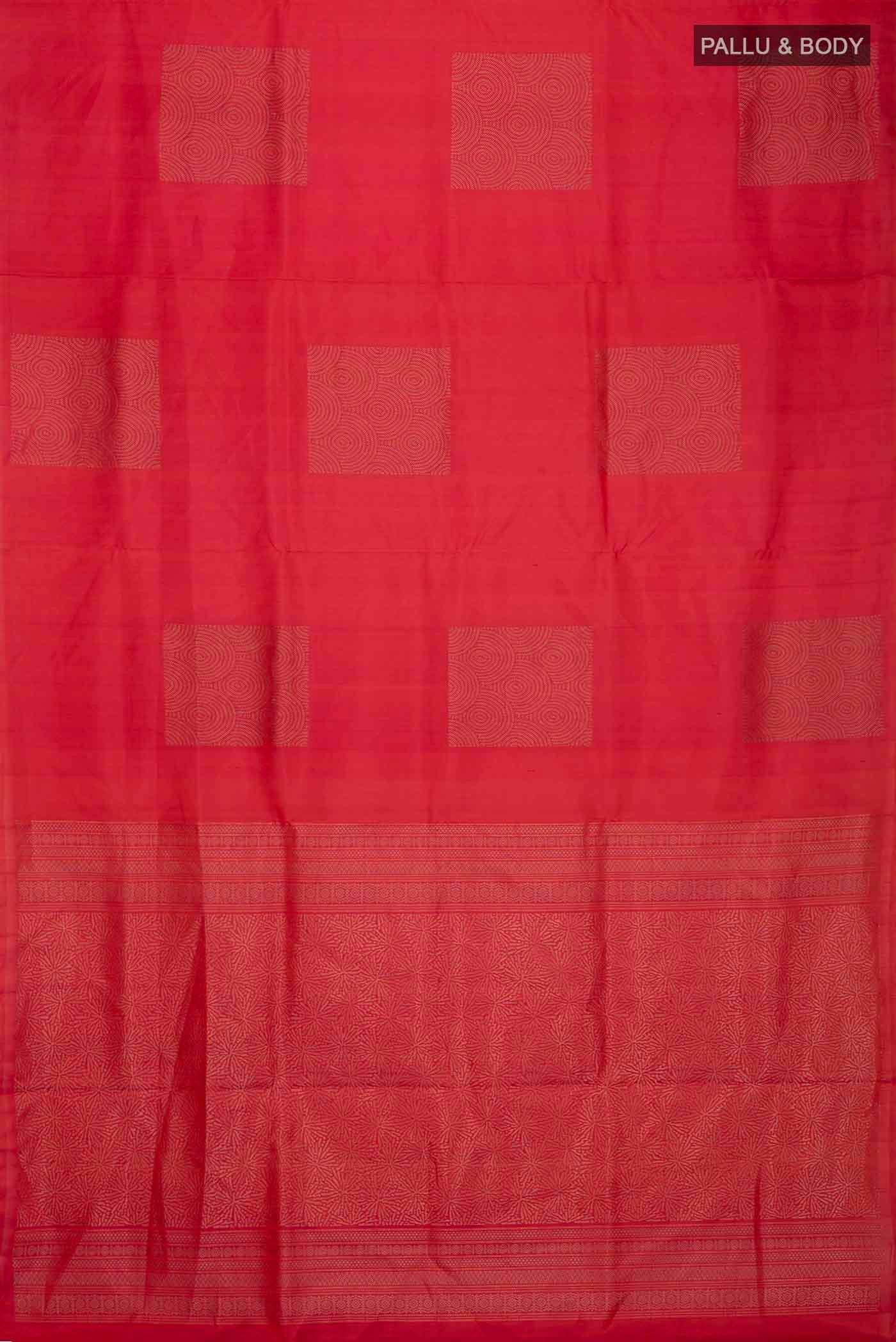 Pink Soft Silk Saree - Image 5