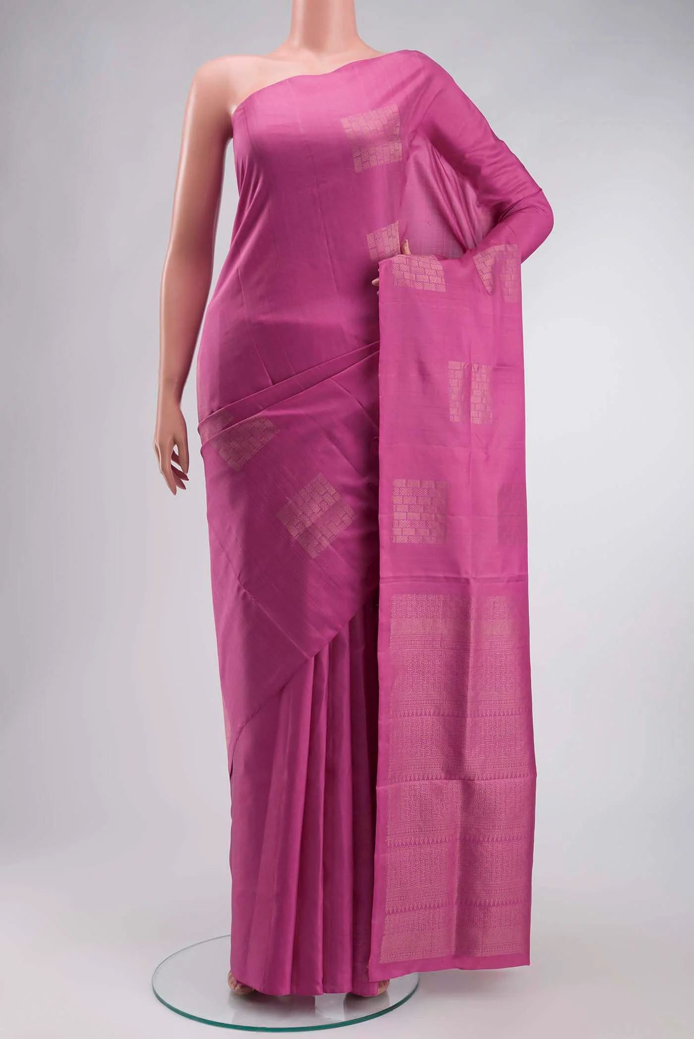 Pink Soft Silk Saree