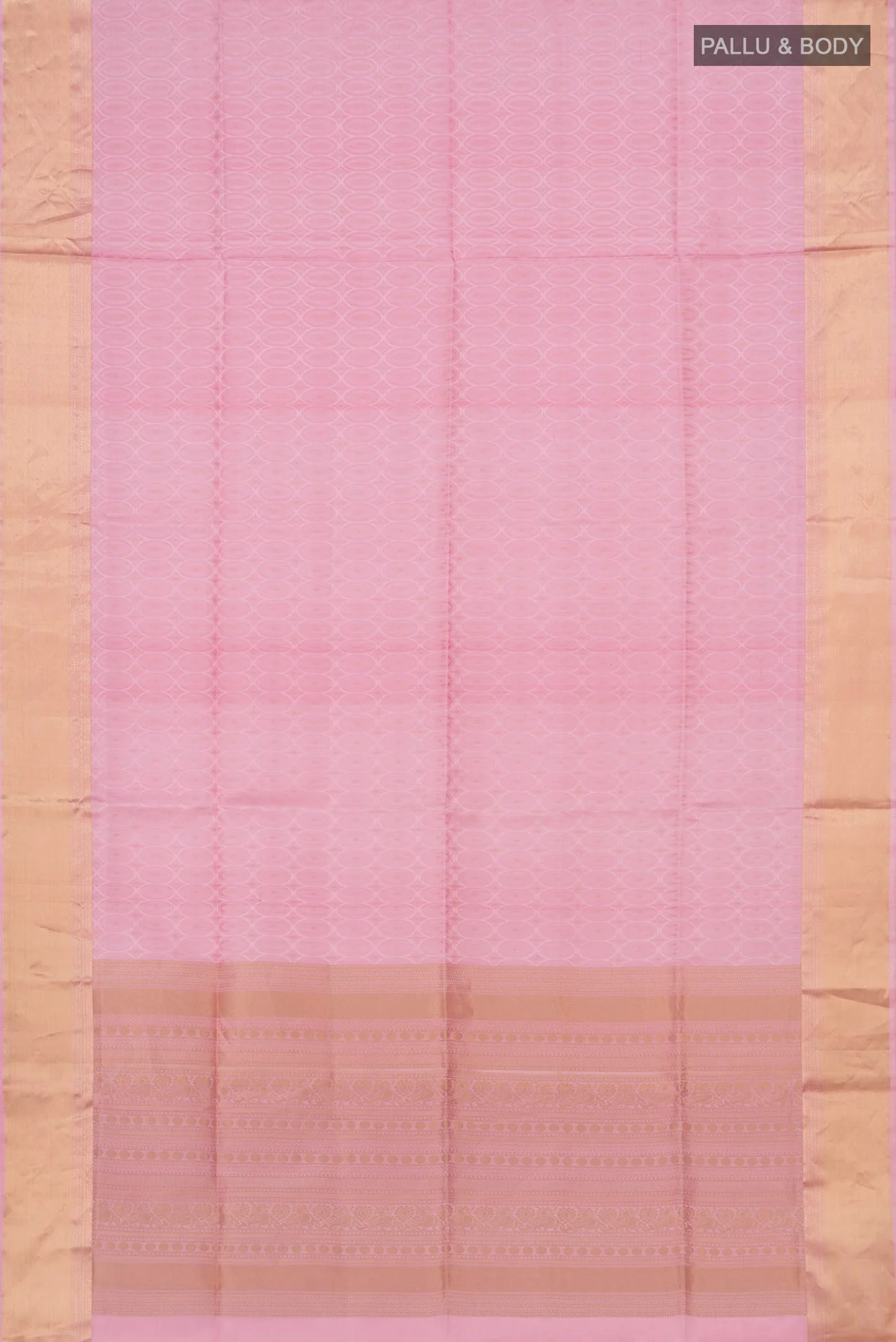 Rose pink Soft Silk Saree - Image 5