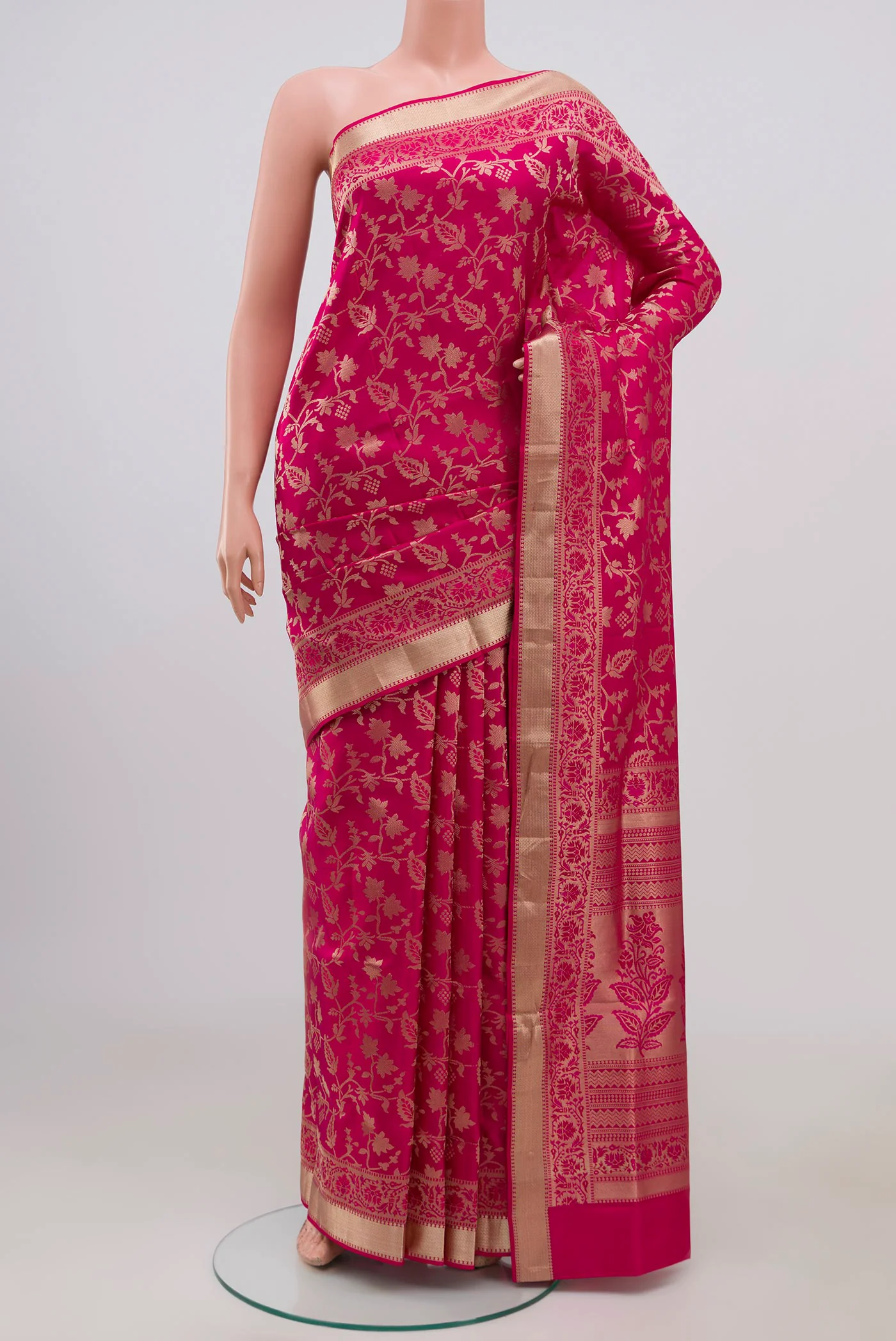 Pink Soft Silk Saree