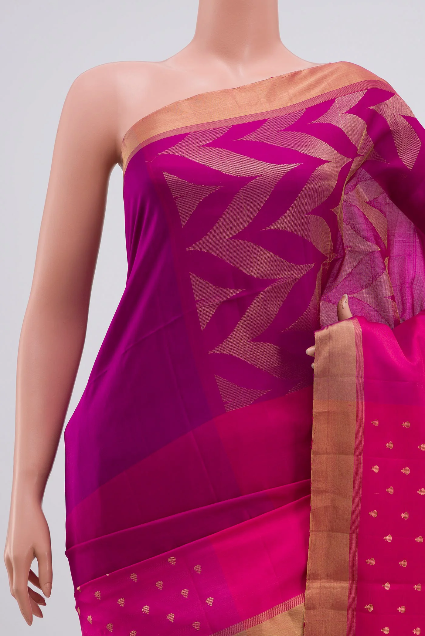 Multi Color Soft Silk Saree - Image 2