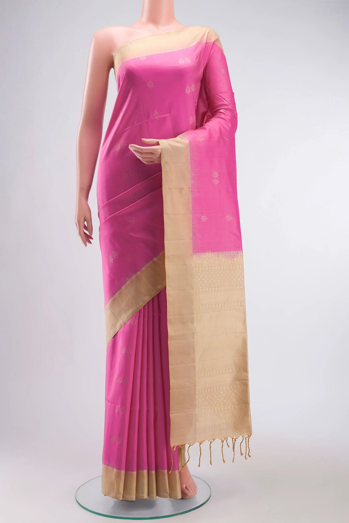 Pink Soft Silk Saree